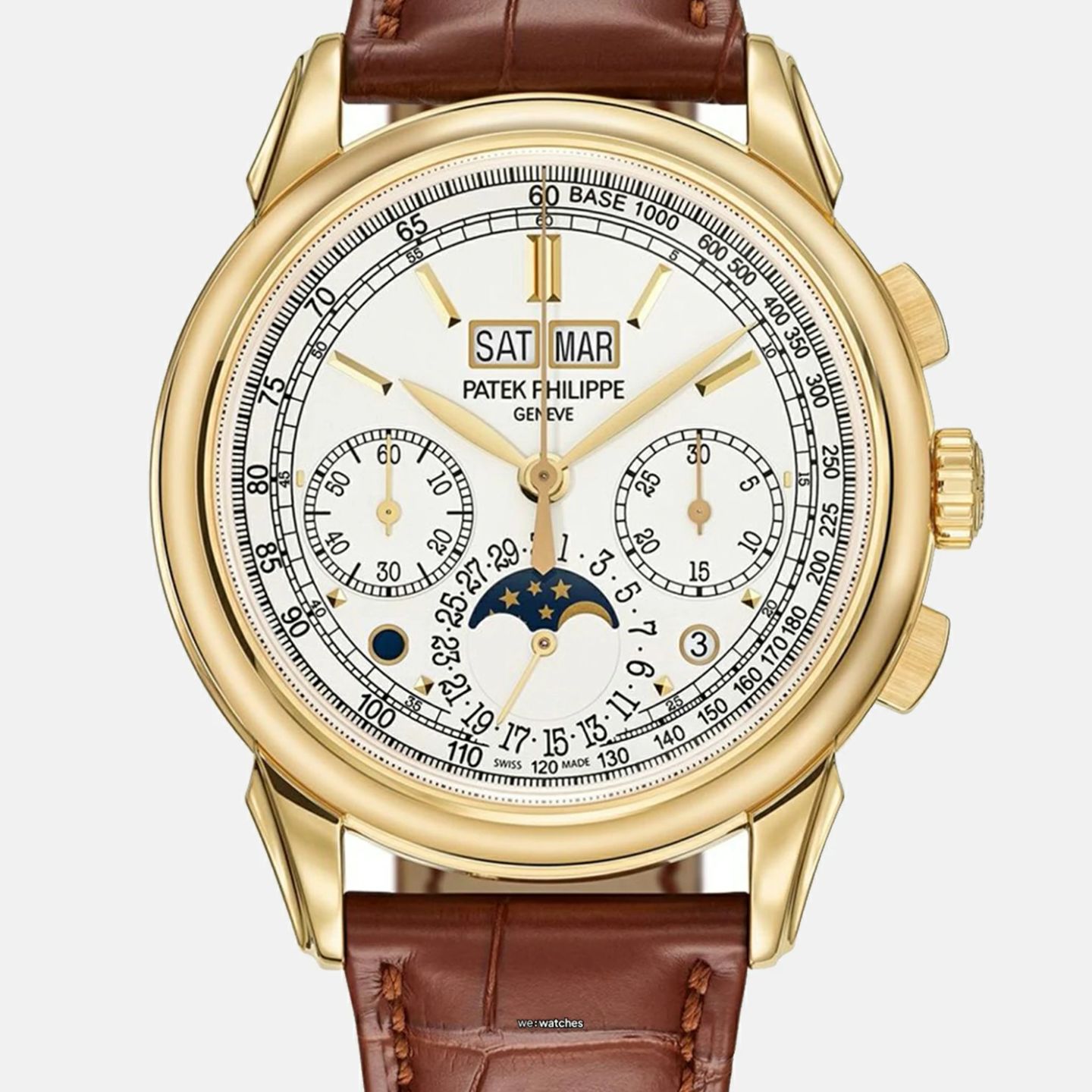 Patek Philippe Perpetual Calendar Chronograph 5270J-001 (2024) - Zilver wijzerplaat 41mm Geelgoud (1/1)