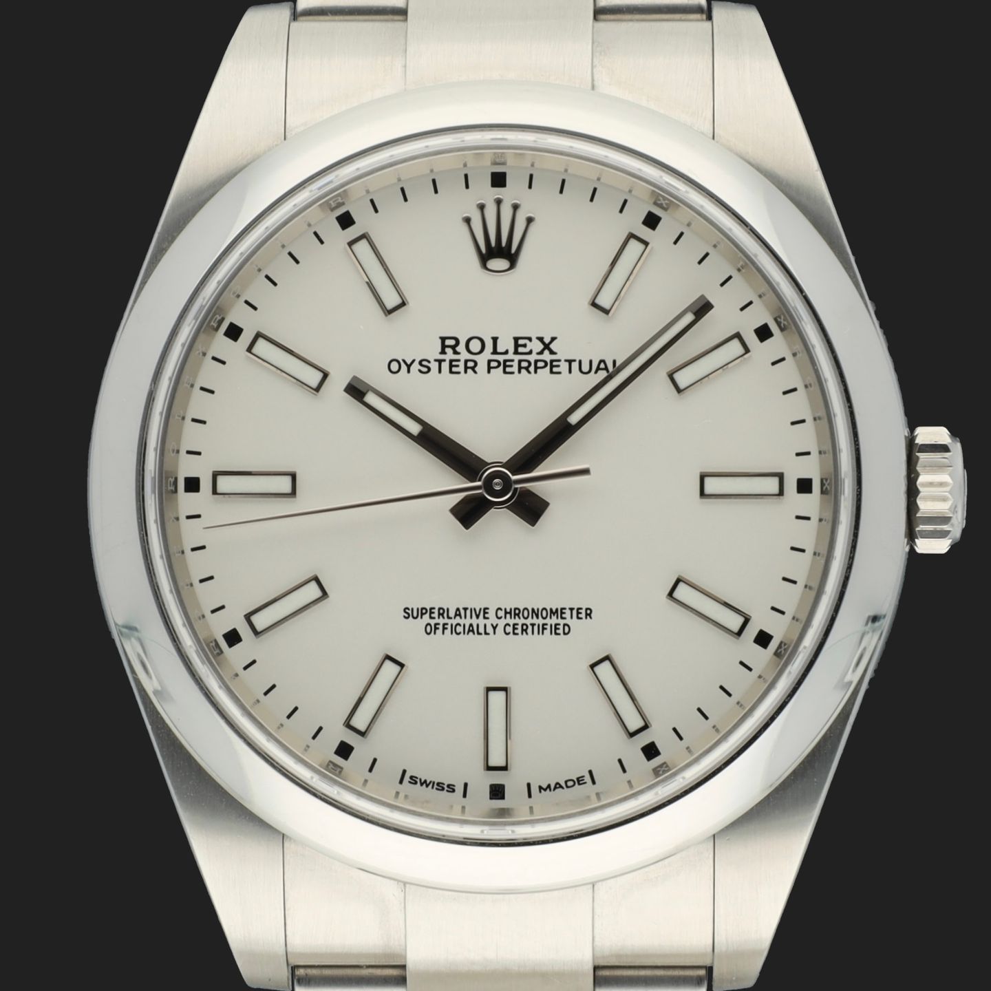 Rolex Oyster Perpetual 39 114300 (2019) - 39mm Staal (2/8)