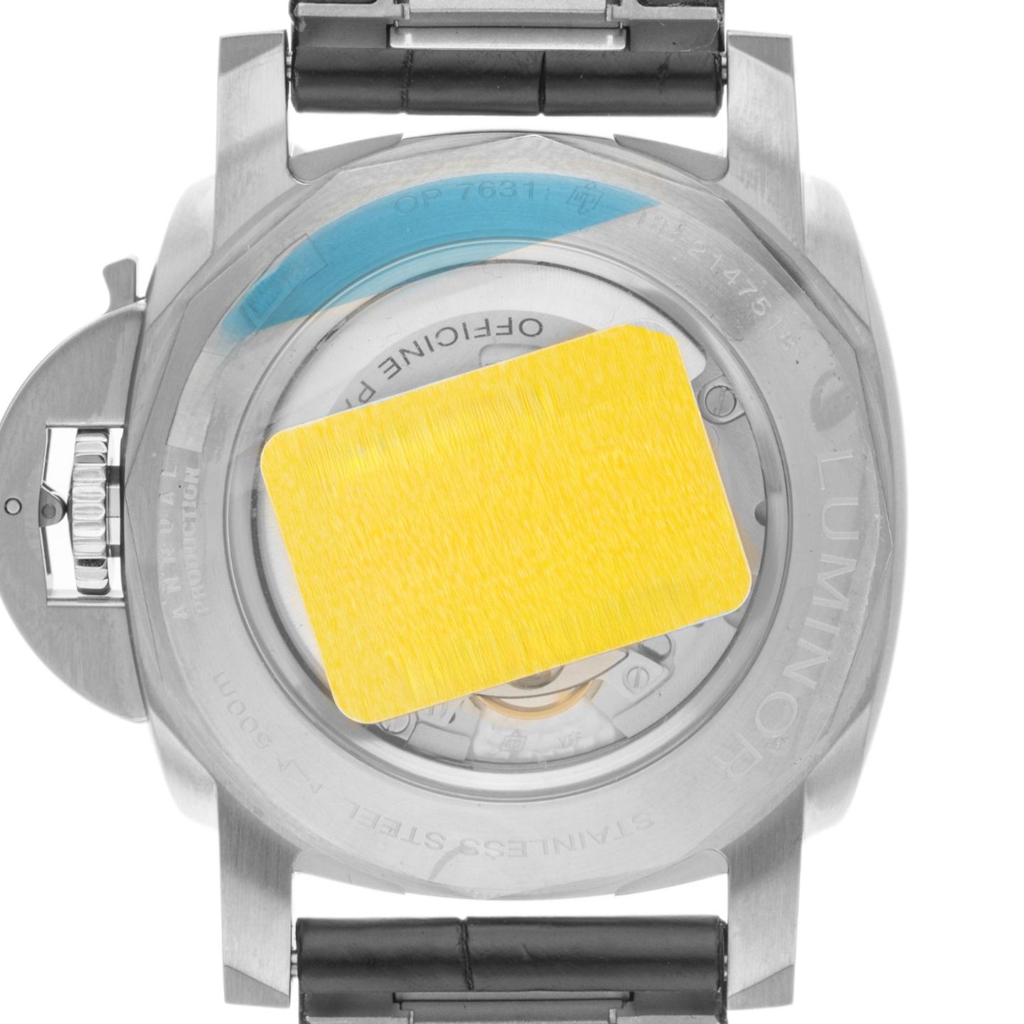 Panerai Luminor Marina PAM03312 (2026) - Zwart wijzerplaat 44mm Staal (6/7)