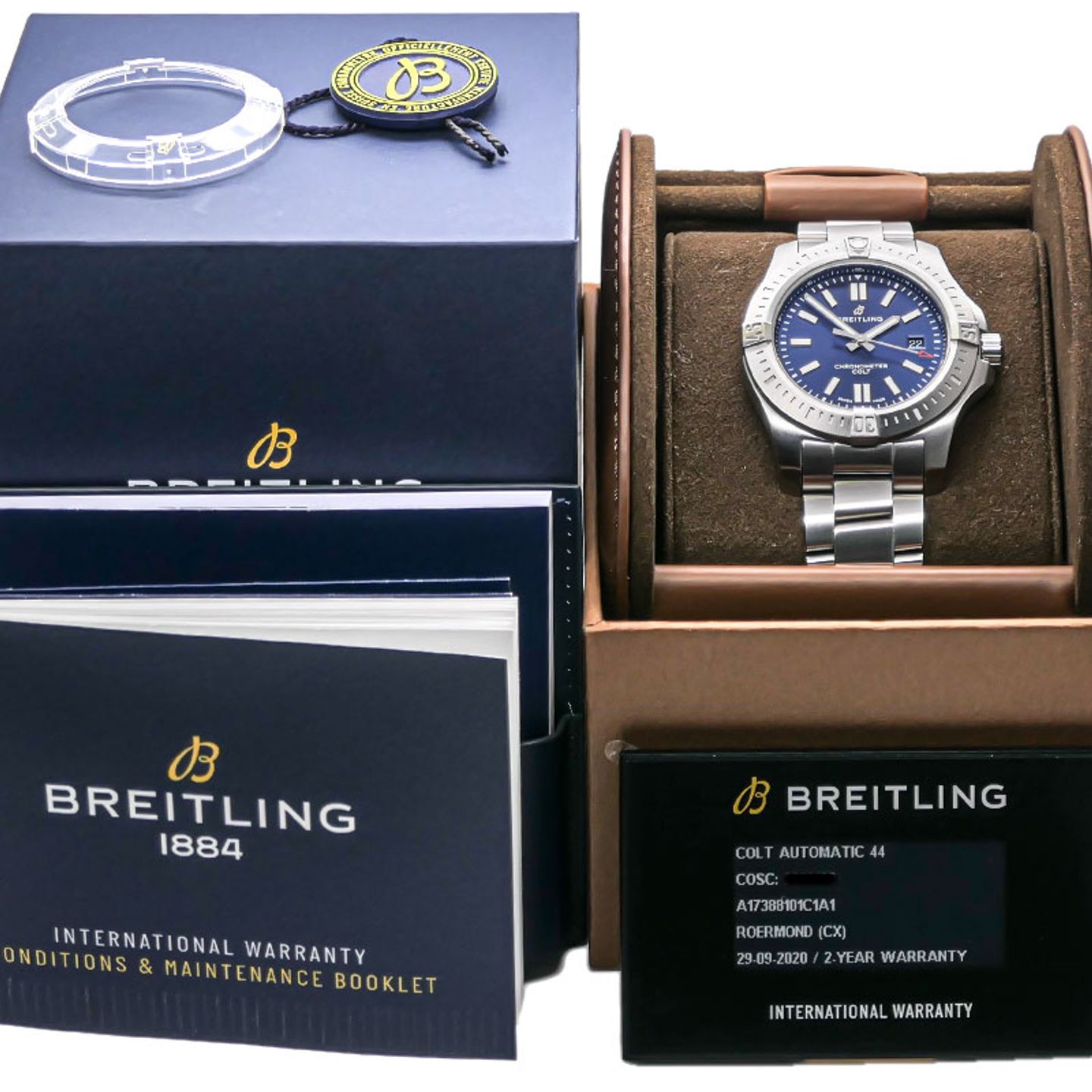 Breitling Chronomat Colt A17388101C1A1 (2020) - Blauw wijzerplaat 44mm Staal (6/6)