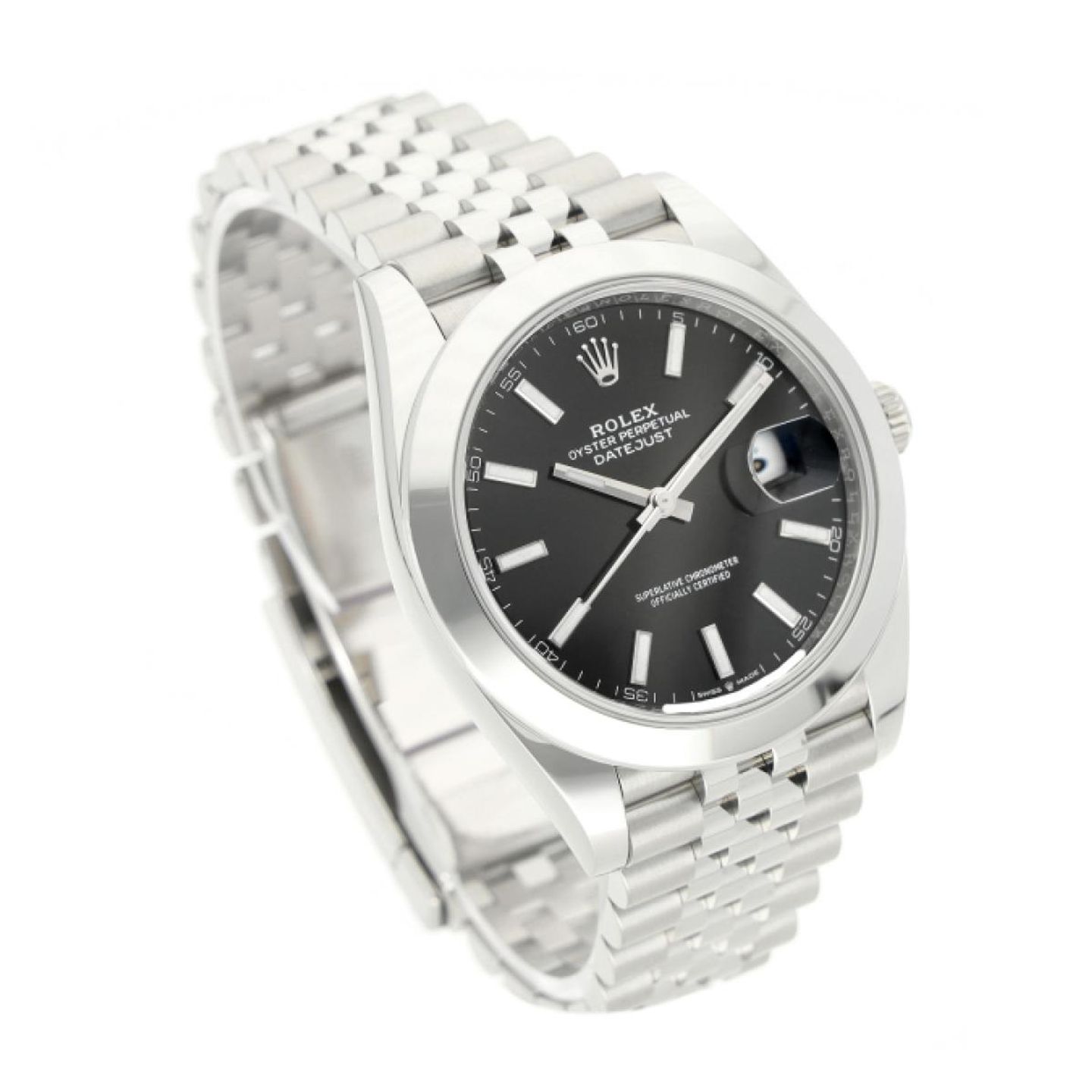 Rolex Datejust 41 126300 (2022) - Black dial 41 mm Steel case (3/5)