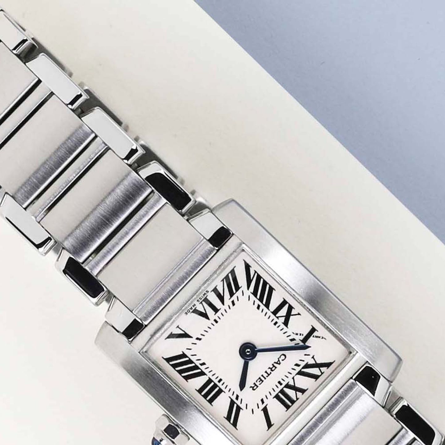 Cartier Tank Française SM W51008Q3 (2000) - 20 mm Steel case (4/8)