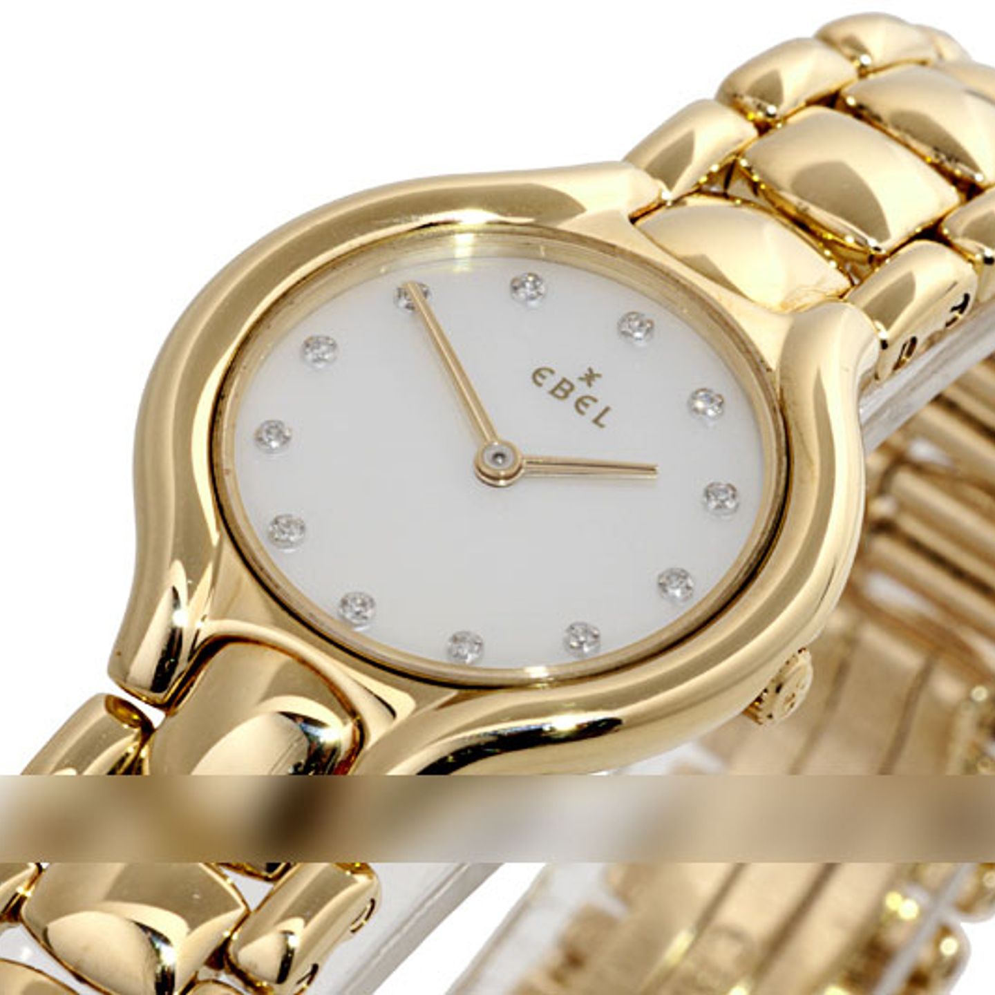 Ebel Beluga E 866960 (2024) - Pearl dial 24 mm Yellow Gold case (2/4)