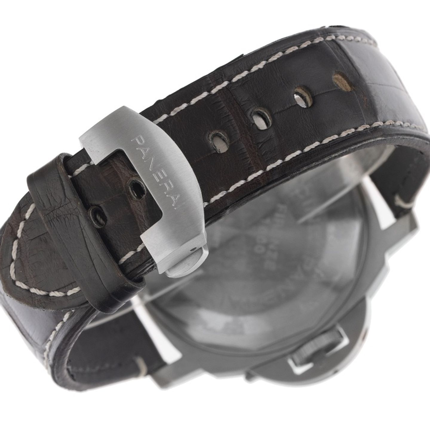 Panerai Luminor Power Reserve PAM00093 (2002) - Blauw wijzerplaat 44mm Titanium (7/8)