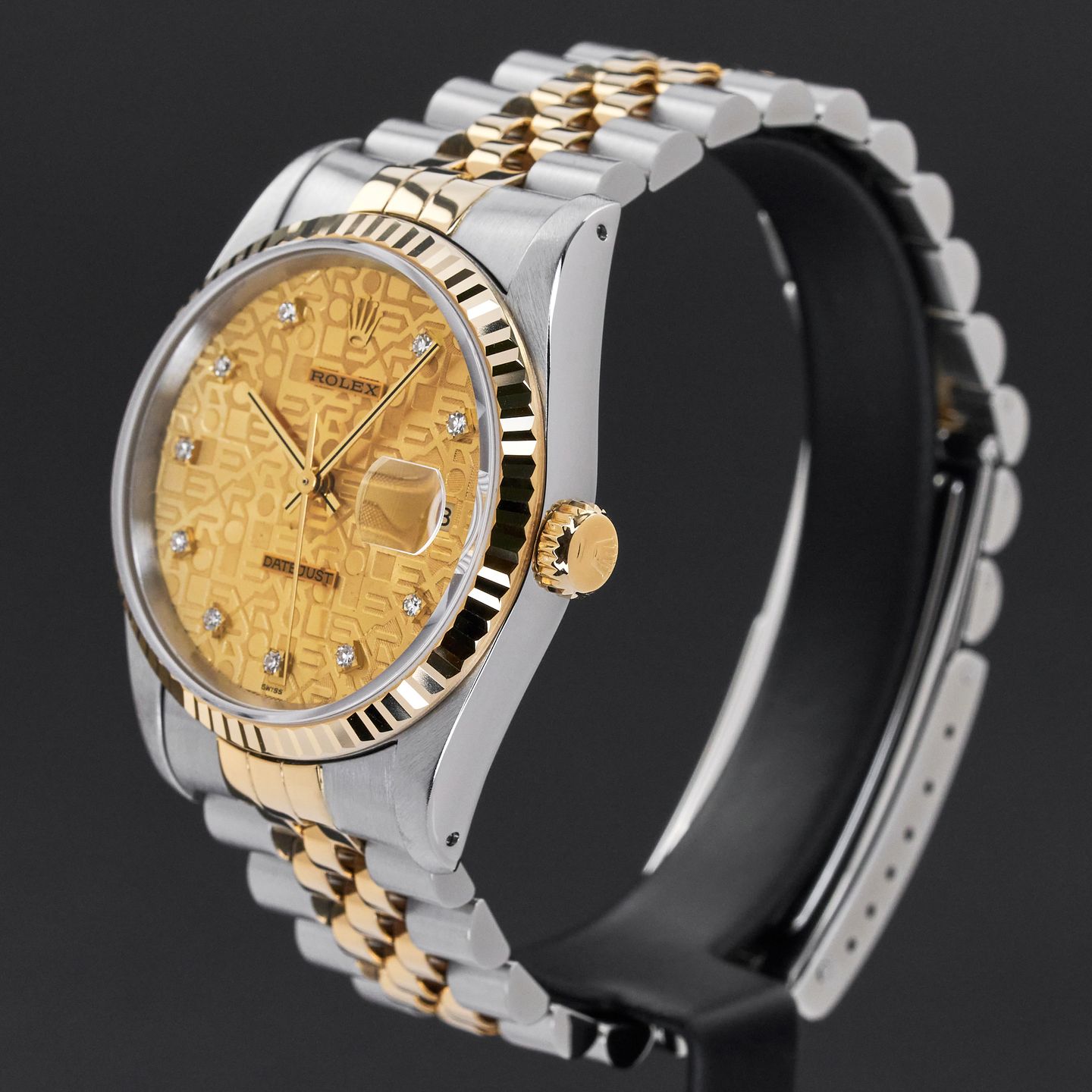 Rolex Datejust 36 16233 (1991) - 36 mm Gold/Steel case (4/8)
