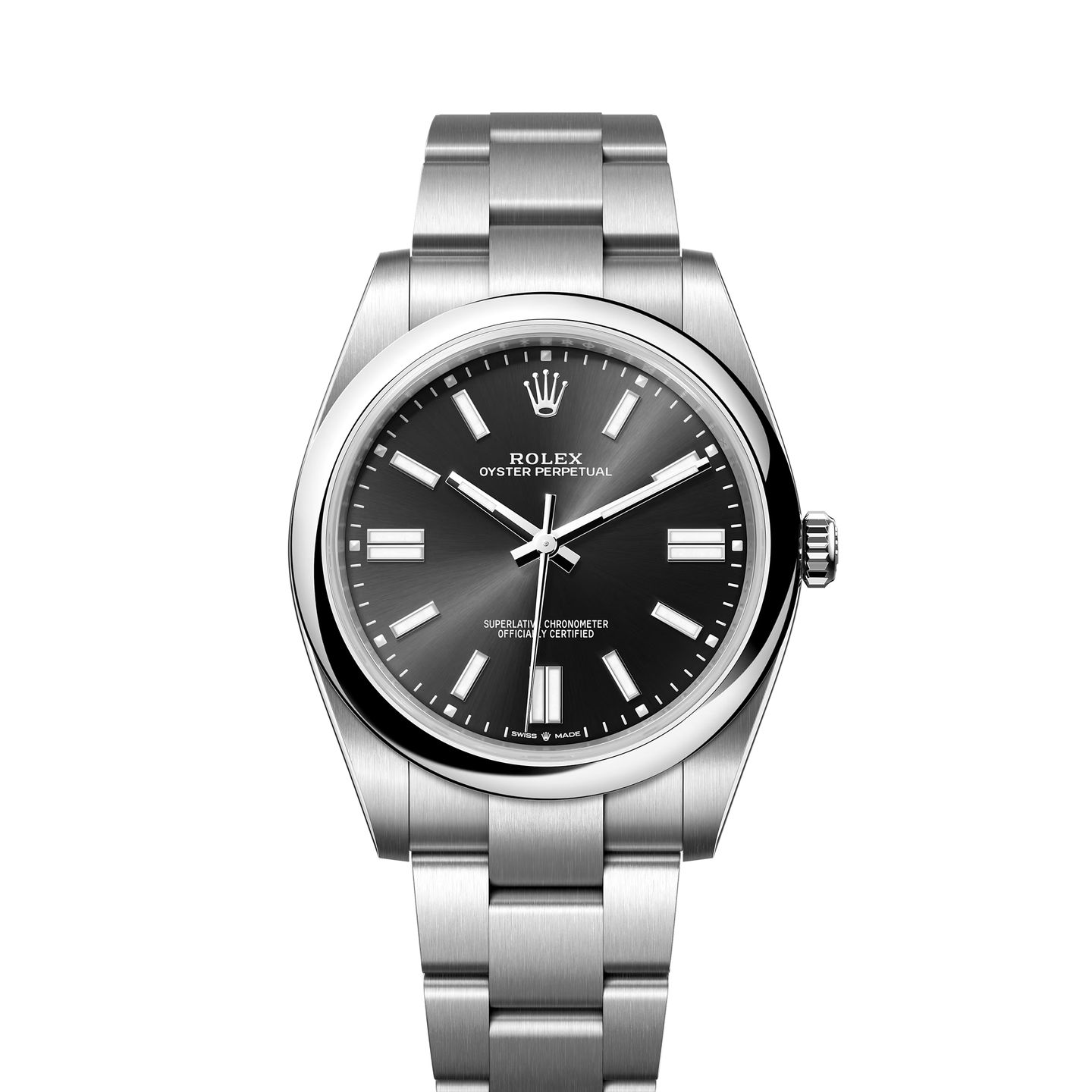 Rolex Oyster Perpetual 41 124300 (2024) - Zwart wijzerplaat 41mm Staal (1/1)