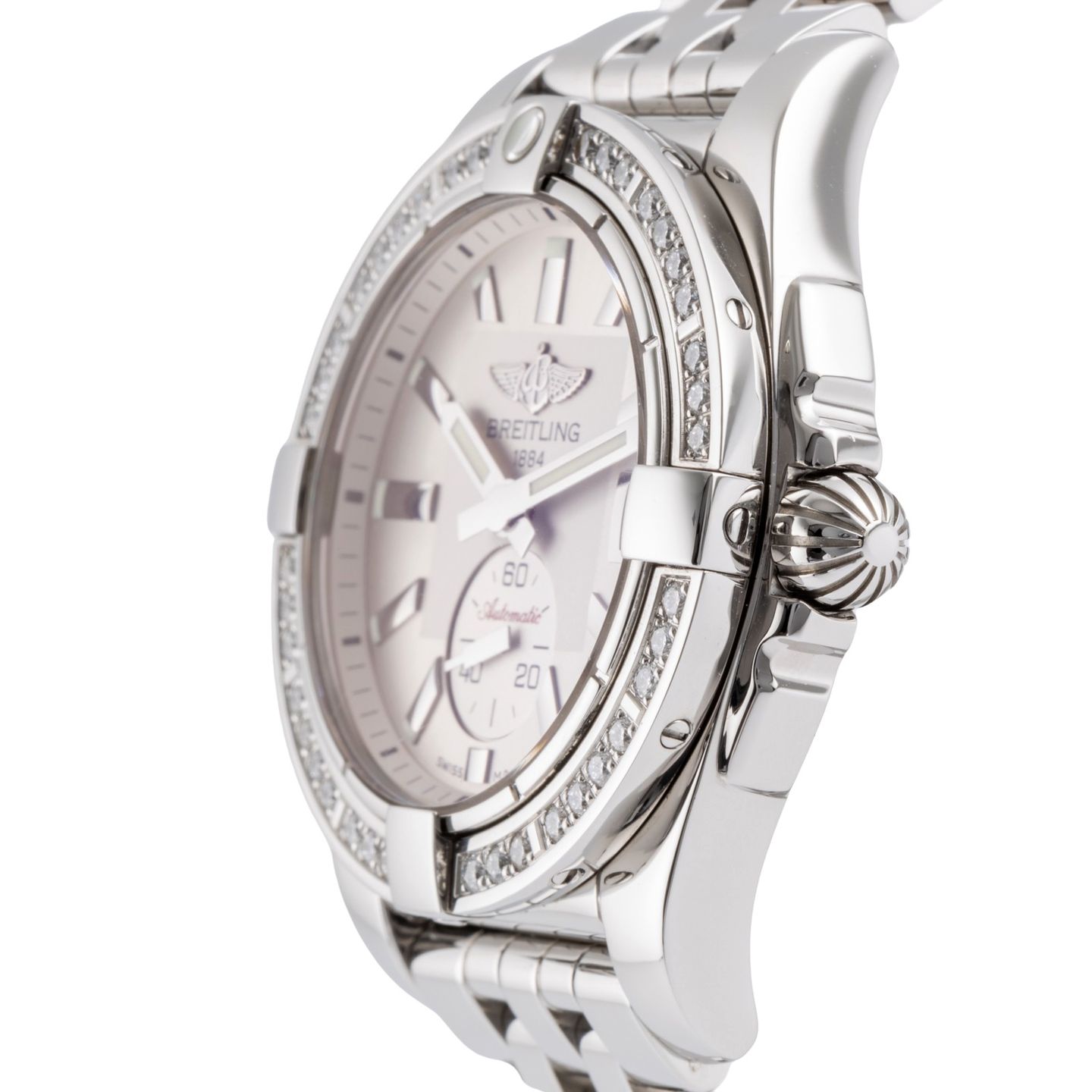 Breitling Galactic 36 A3733053/A716/236X (Unknown (random serial)) - White dial 36 mm Steel case (6/8)