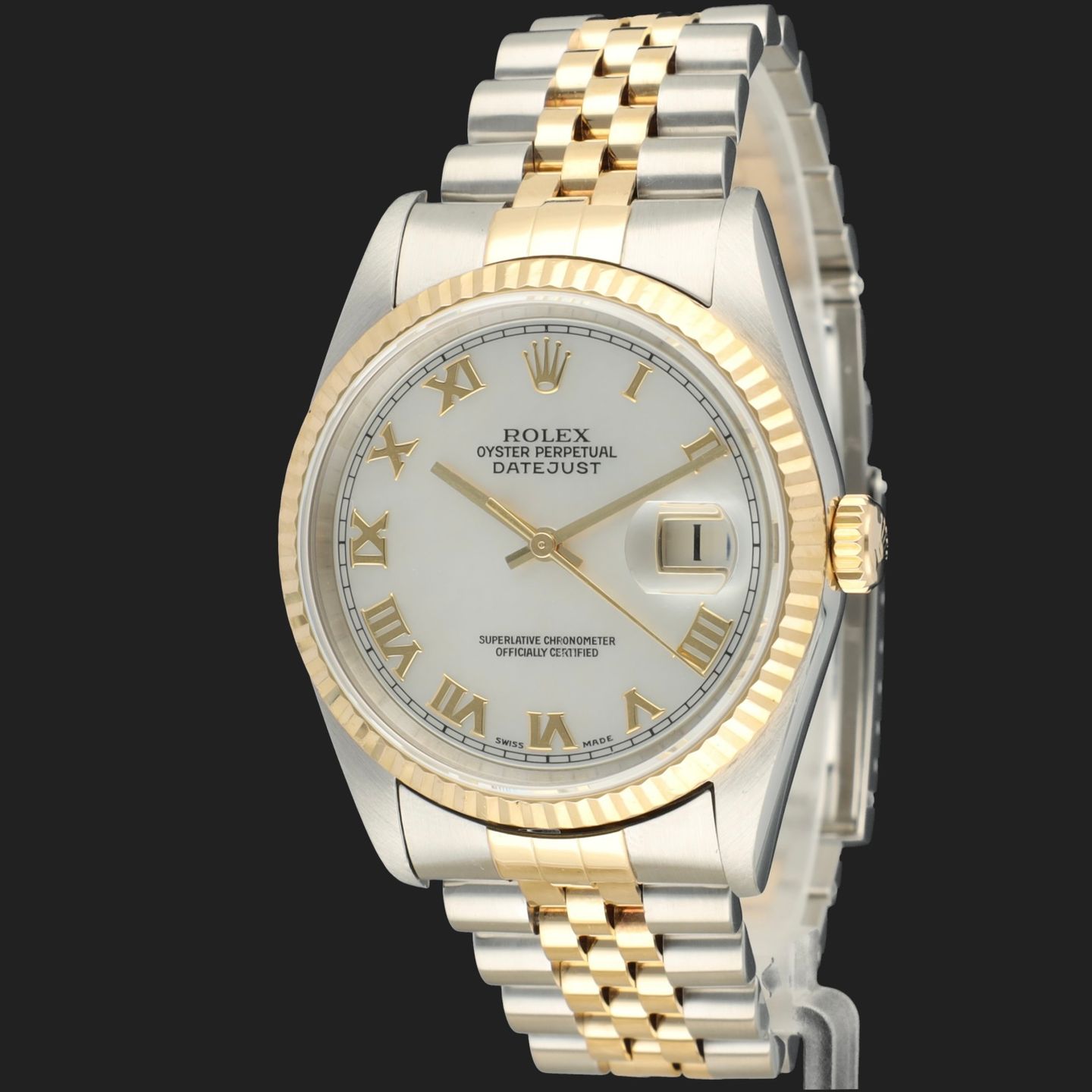 Rolex Datejust 36 16233 (2001) - 36 mm Gold/Steel case (1/8)