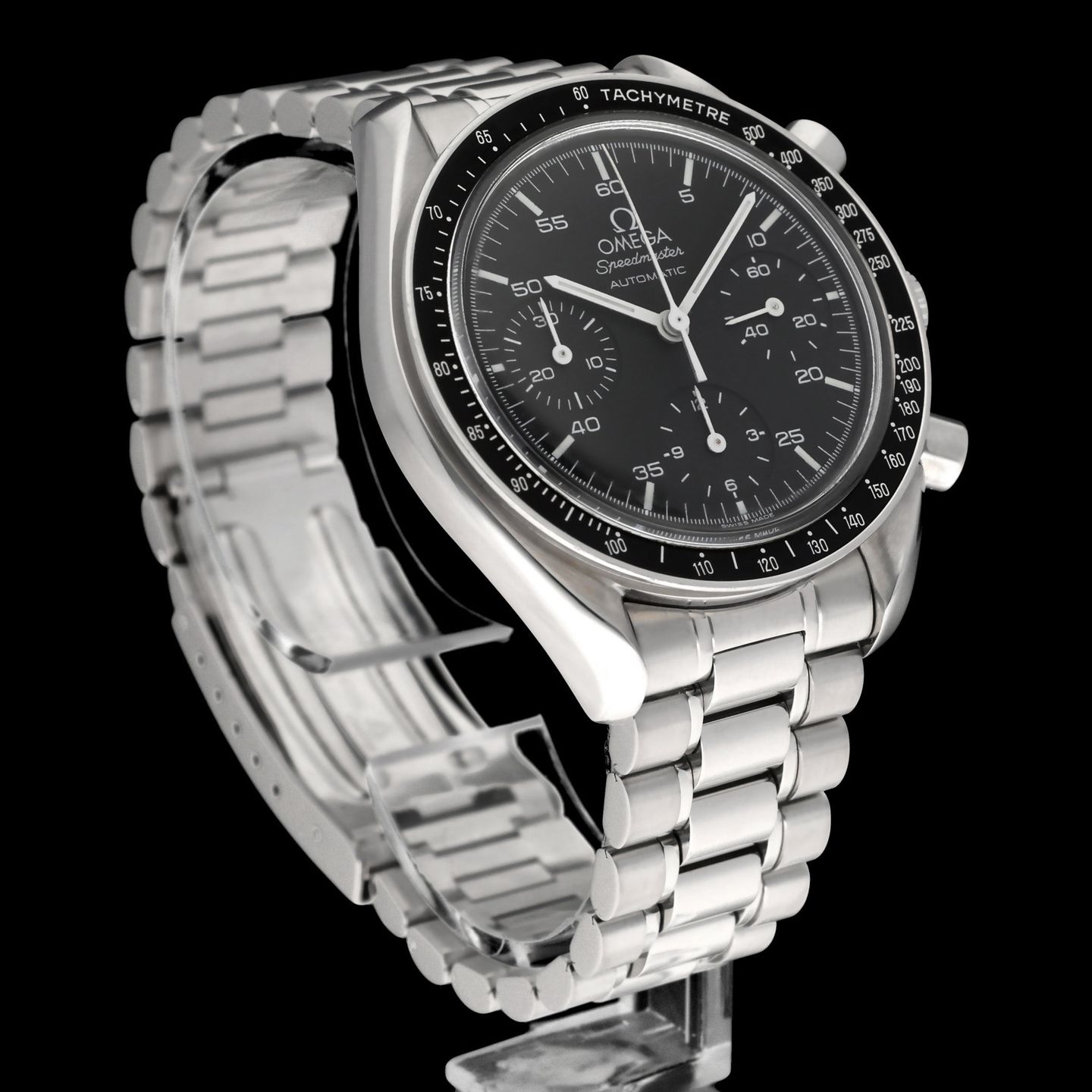 Omega Speedmaster Reduced 3510.50.00 (1998) - Black dial 39 mm Steel case (6/8)