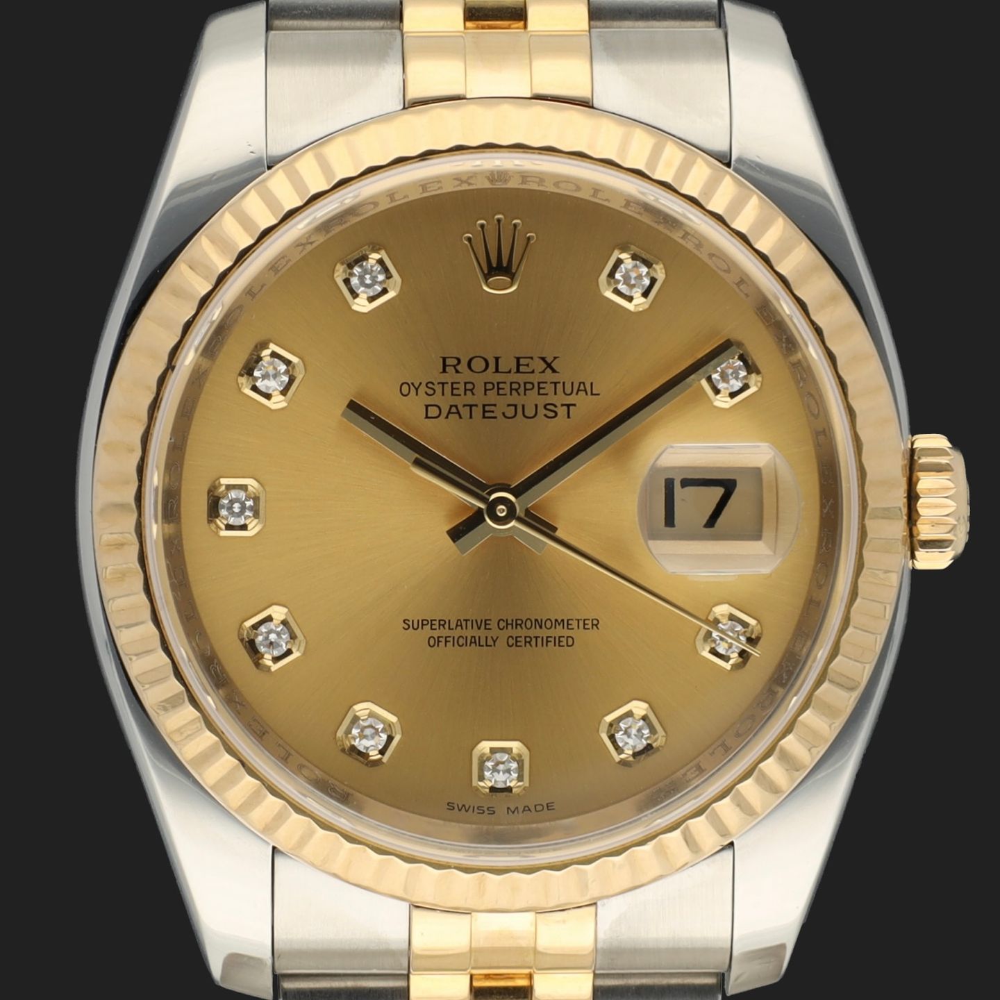 Rolex Datejust 36 116233 (2007) - 36mm Goud/Staal (2/8)