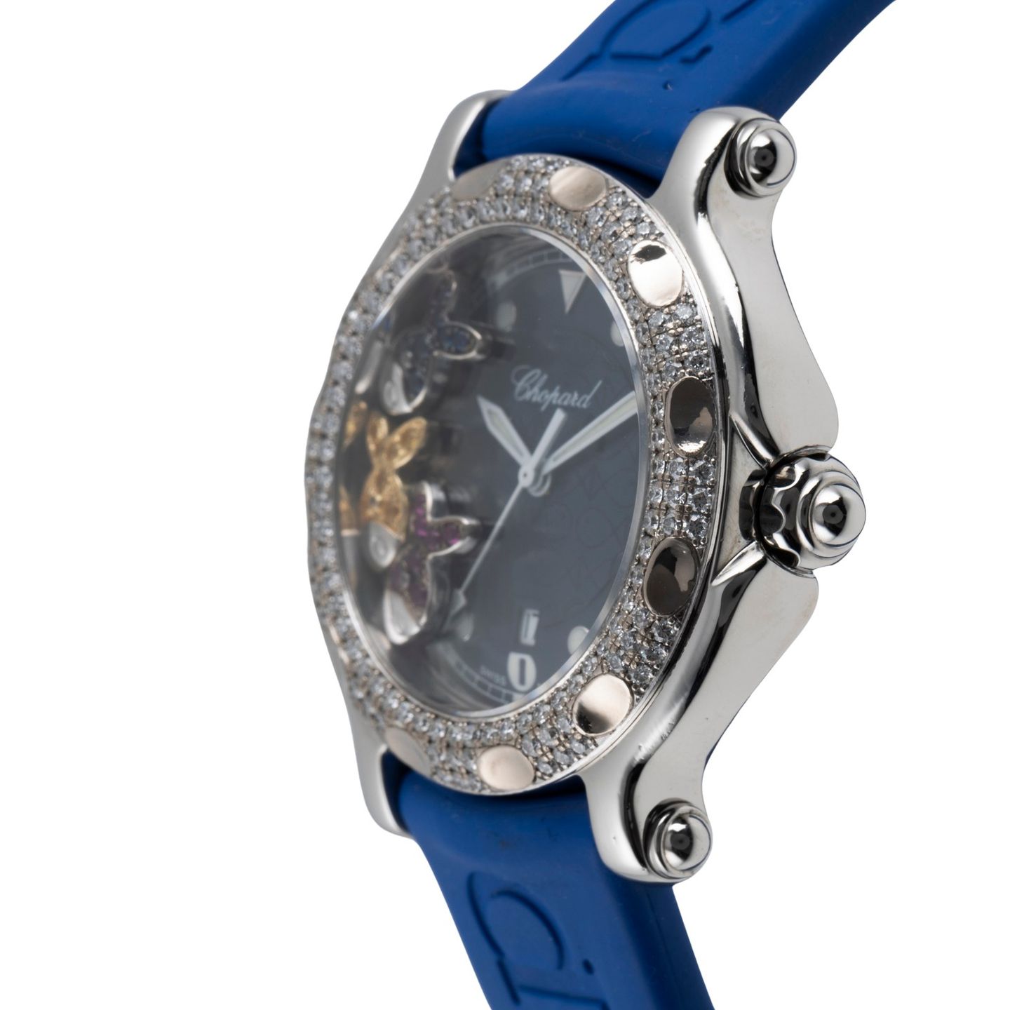 Chopard Happy Sport 27/8922 (2005) - Zwart wijzerplaat 31mm Staal (6/8)