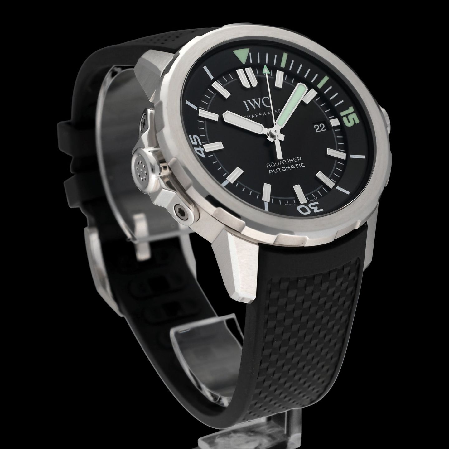 IWC Aquatimer Automatic IW329001 (2020) - Black dial 42 mm Steel case (6/8)