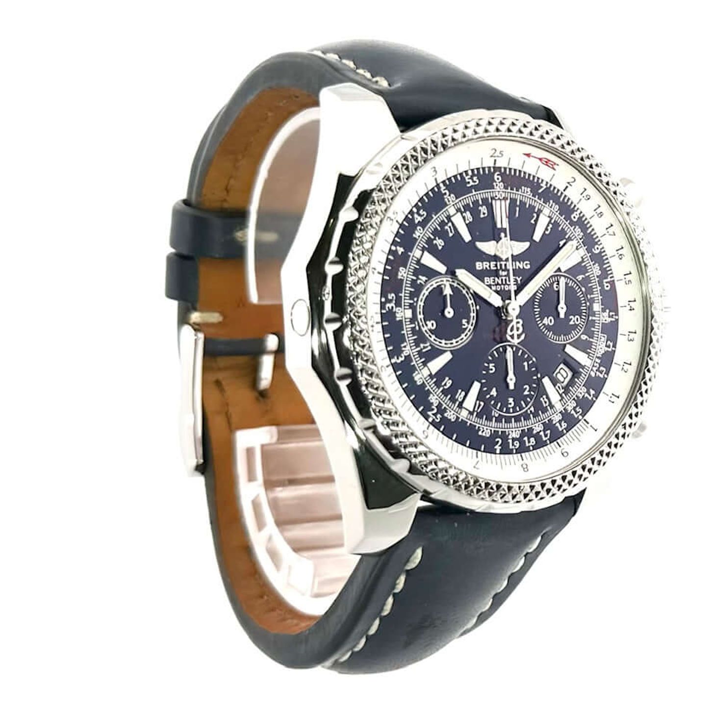 Breitling for Bentley V2536722/BC45 (2007) - Zwart wijzerplaat 49mm Titanium (4/8)