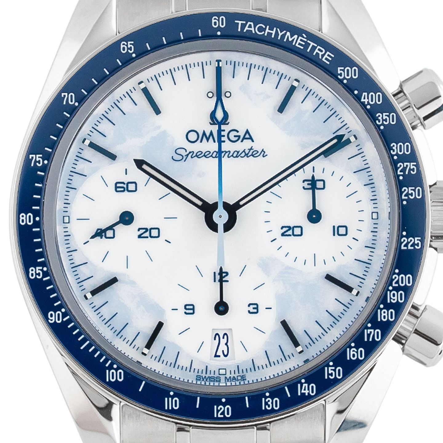 Omega Speedmaster Date 522.30.38.50.04.001 (2026) - Wit wijzerplaat 38mm Staal (2/8)