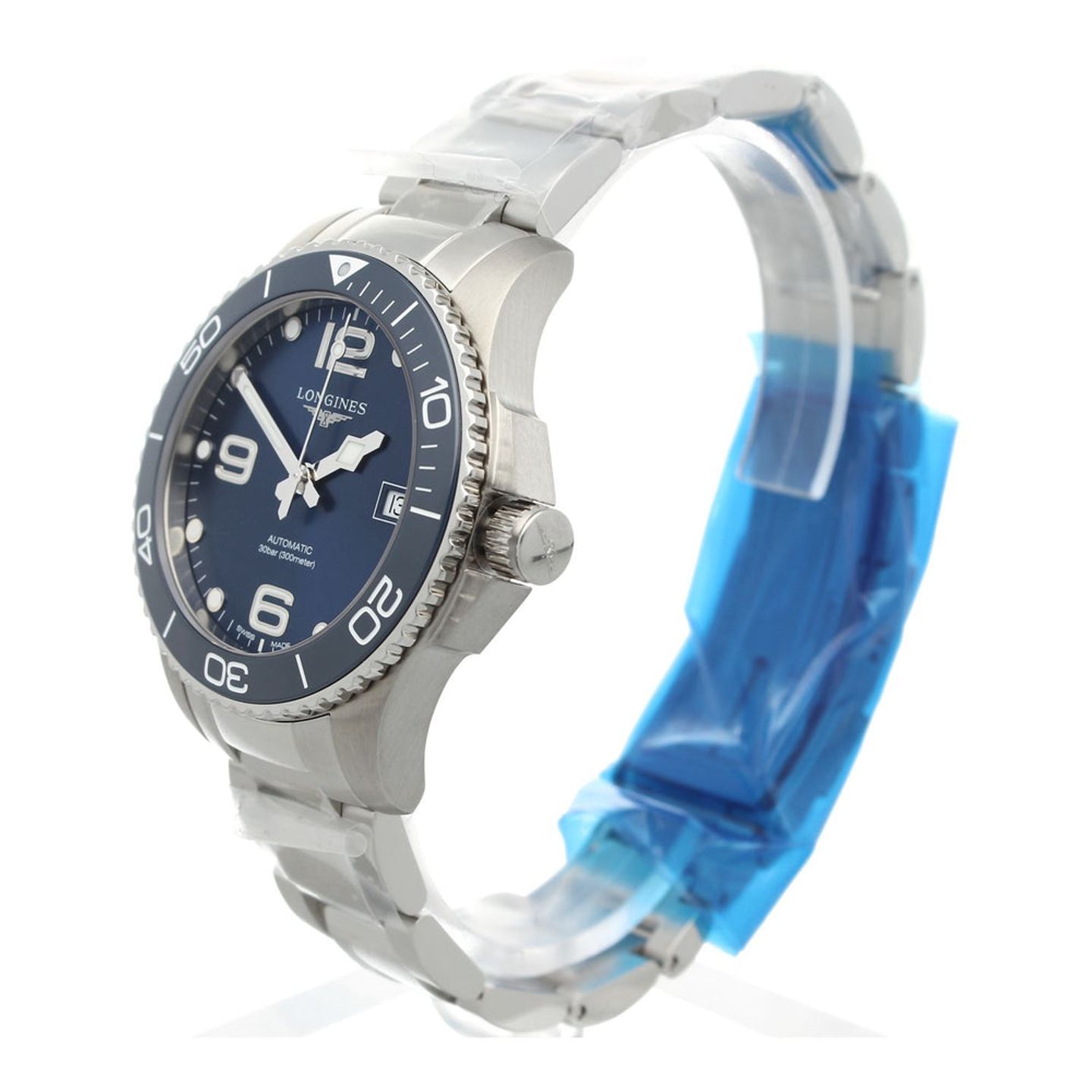 Longines HydroConquest L3.780.4.96.6 (2024) - Blue dial 39 mm Steel case (2/7)