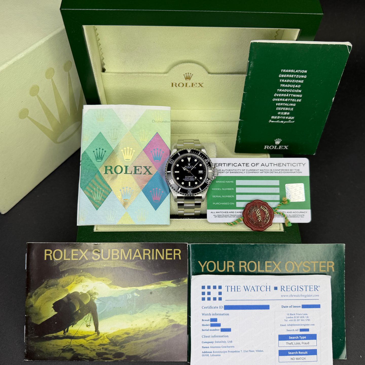 Rolex Sea-Dweller 4000 16600 - (3/8)