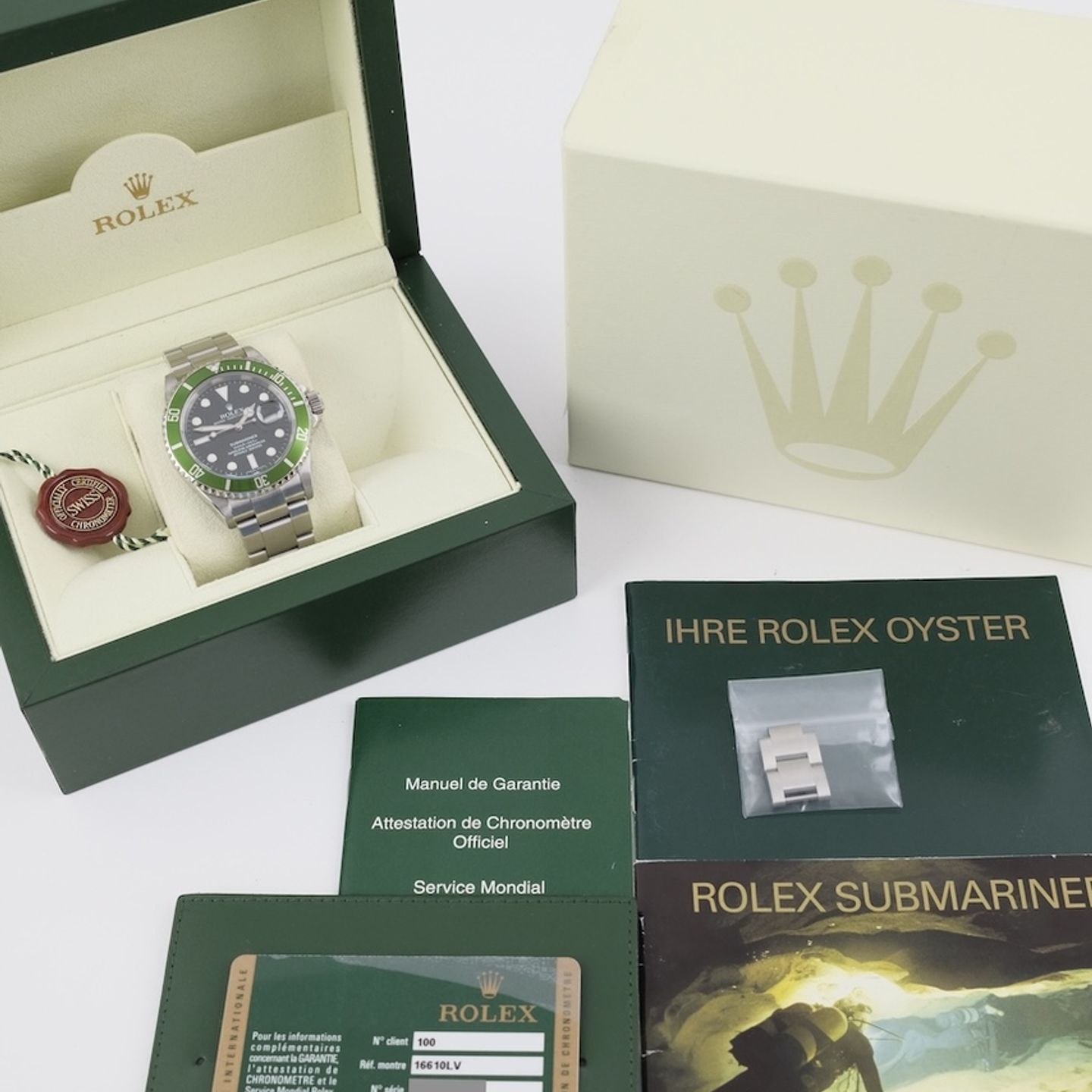 Rolex Submariner Date 16610LV - (8/8)