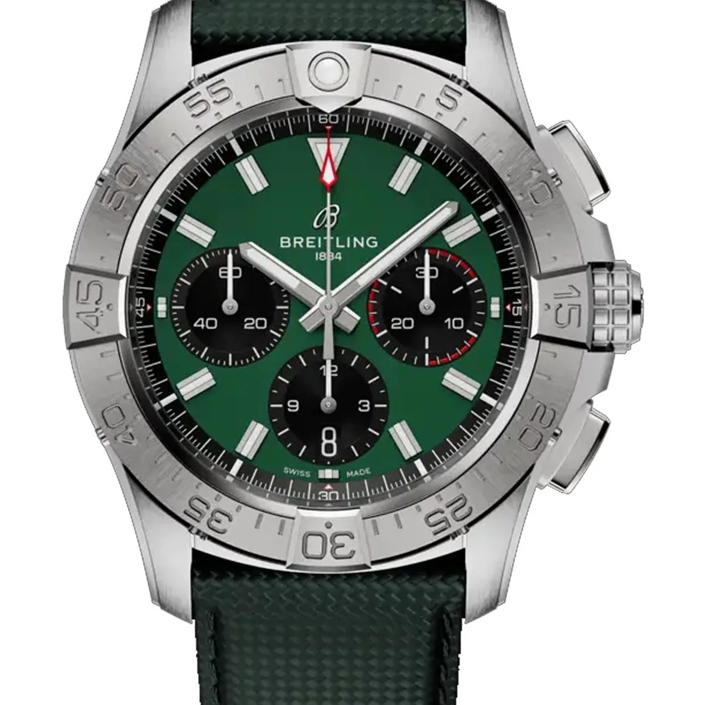 Breitling Avenger AB0146101L1X1 (2026) - Groen wijzerplaat 42mm Staal (1/1)