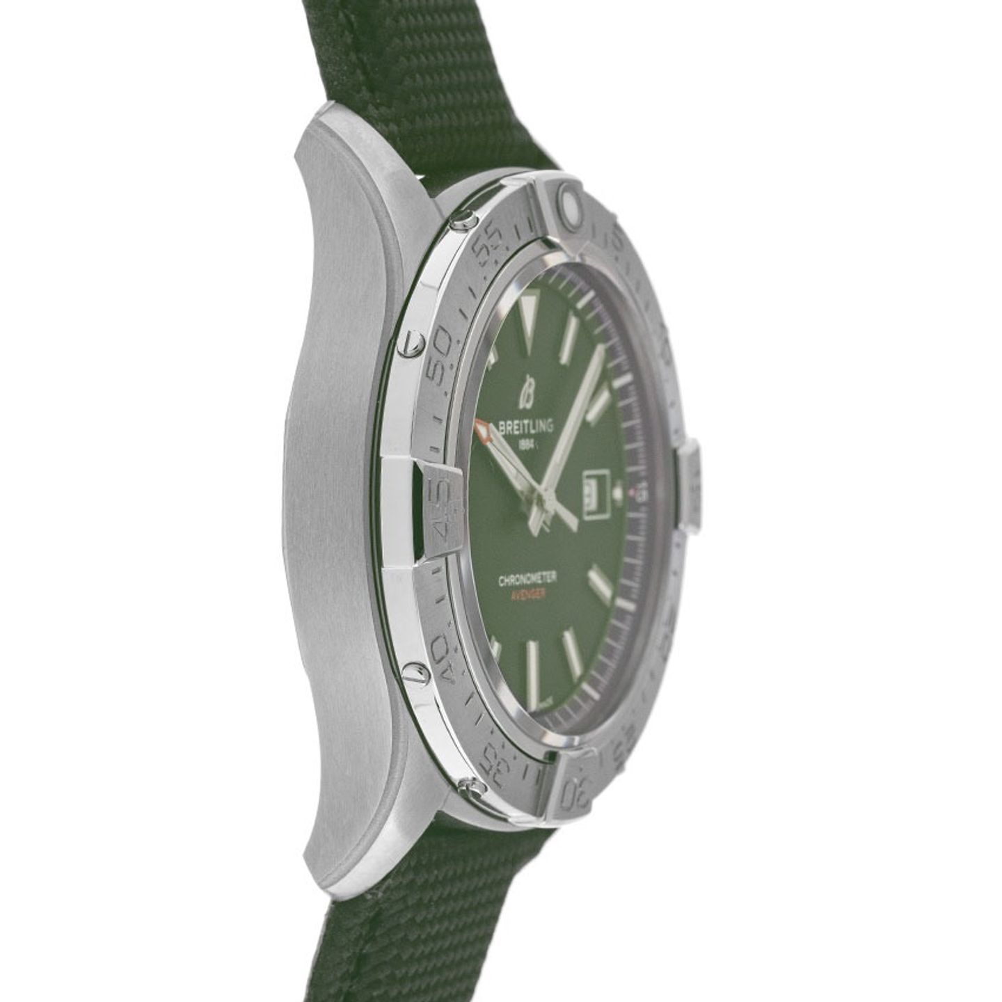 Breitling Avenger A17328101L1X1 (2025) - Groen wijzerplaat 42mm Staal (5/7)