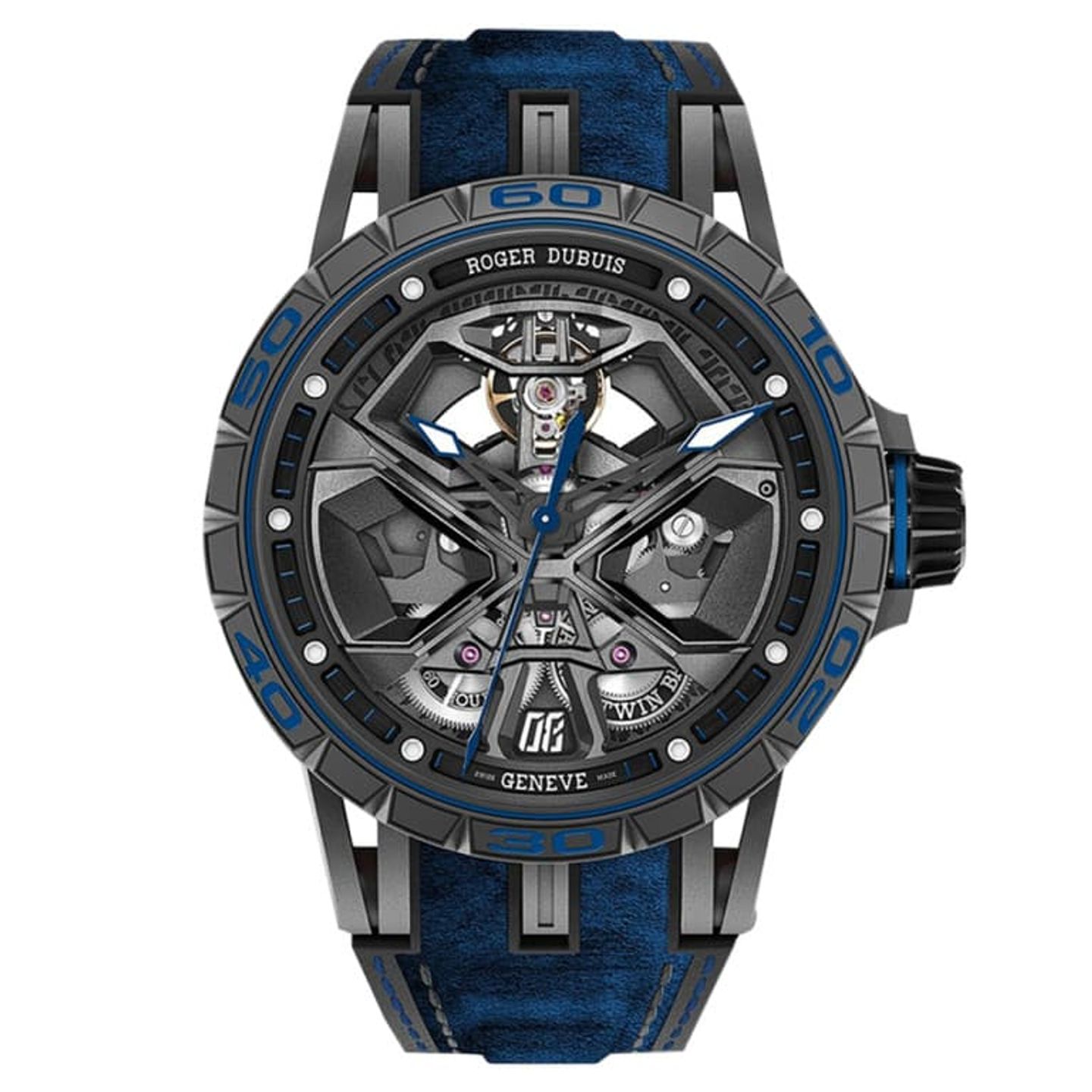 Roger Dubuis Excalibur RDDBEX0749 (2024) - Transparant wijzerplaat 45mm Titanium (1/1)