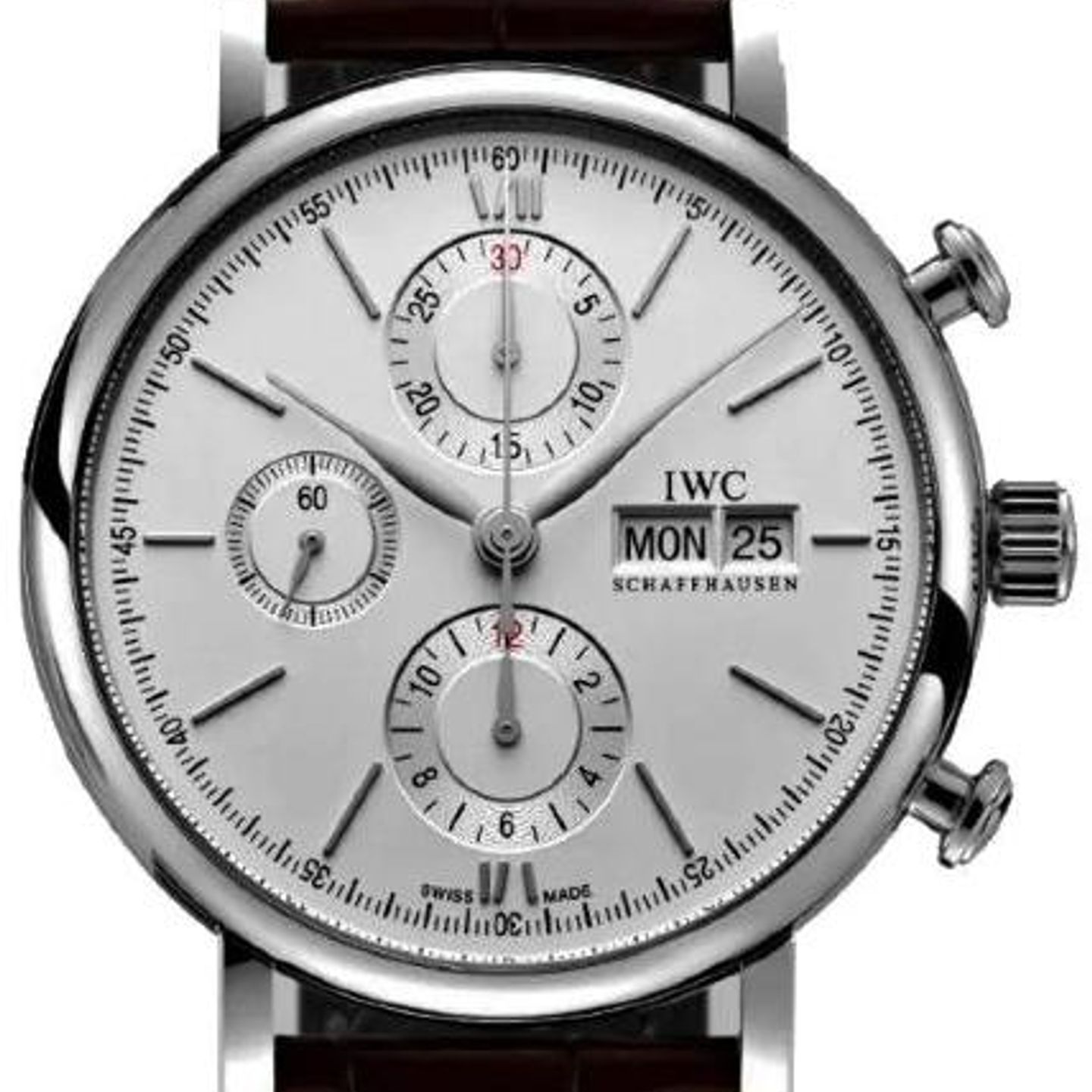 IWC Portofino Chronograph IW391027 (2026) - Silver dial 42 mm Steel case (1/1)