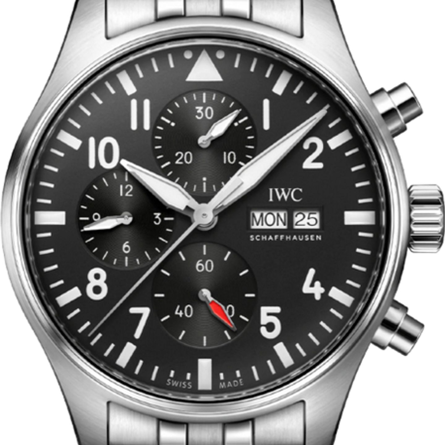 IWC Pilot Chronograph IW378002 (2025) - Black dial 43 mm Steel case (1/1)