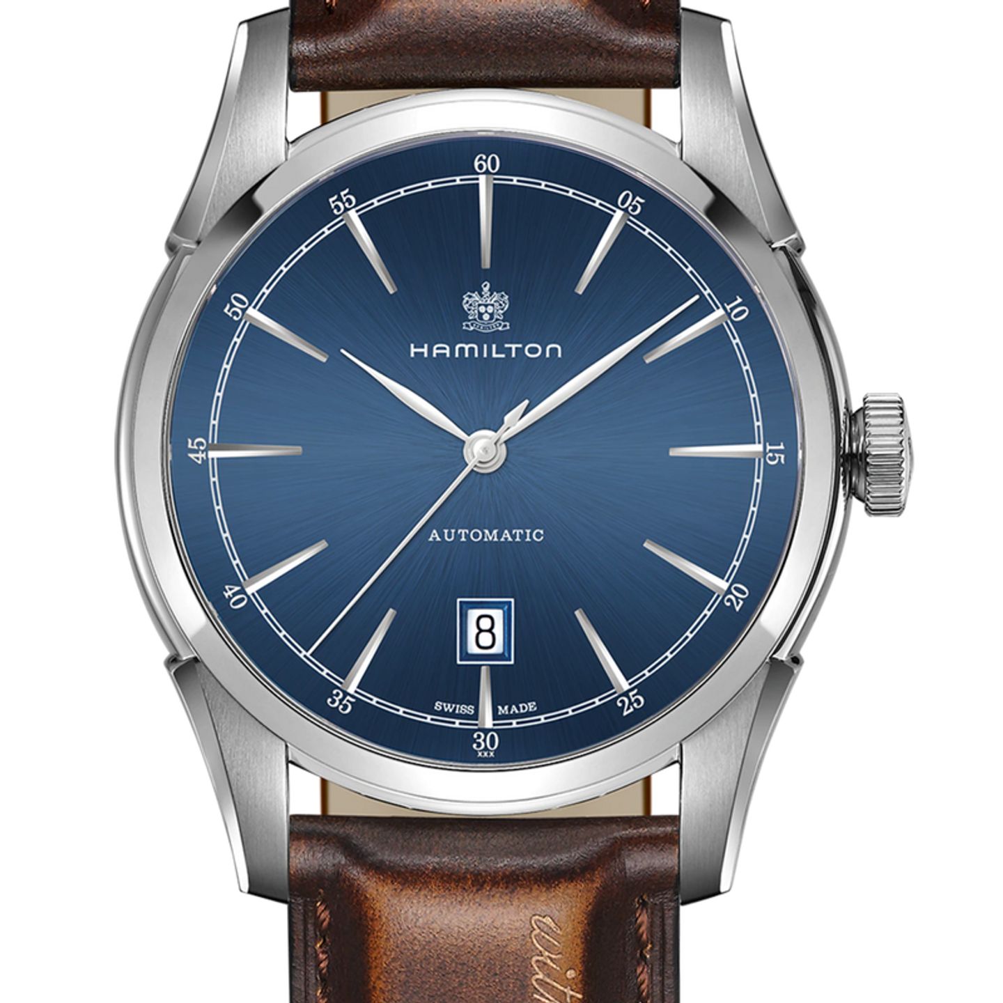 Hamilton Spirit of Liberty H42415541 (2026) - Blauw wijzerplaat 42mm Staal (1/2)