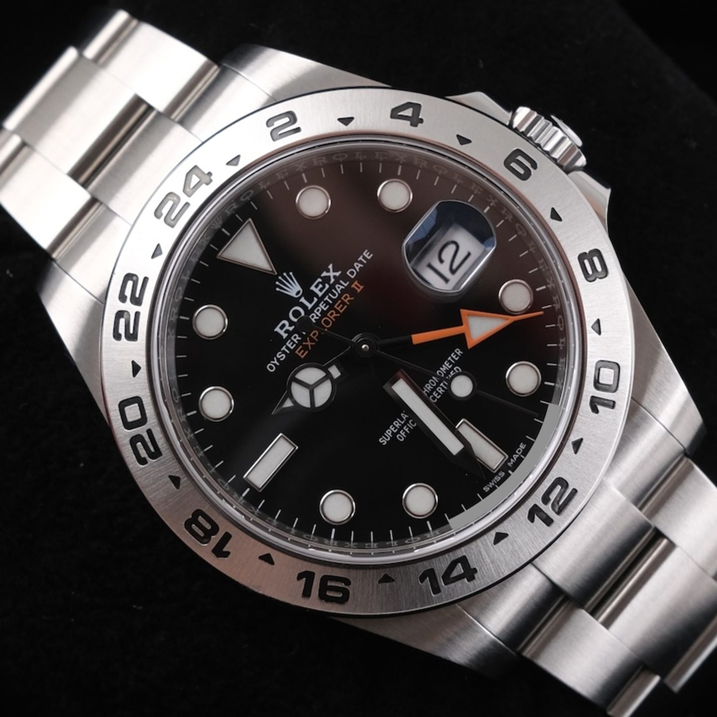 Rolex Explorer II 216570 (2018) - Black dial 42 mm Steel case (1/8)