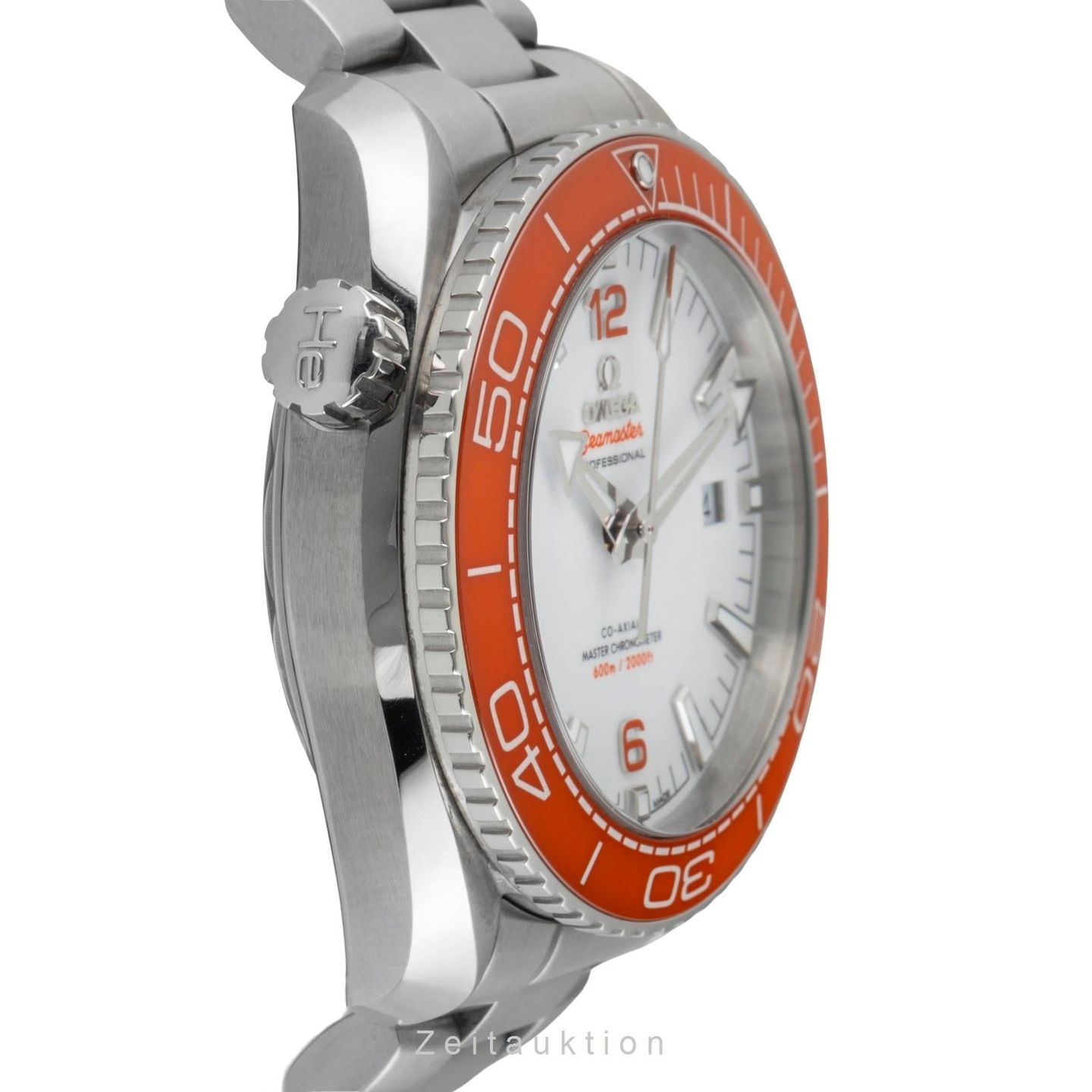 Omega Seamaster Planet Ocean 215.30.44.21.04.001 (Onbekend (willekeurig serienummer)) - Wit wijzerplaat 44mm Staal (6/8)
