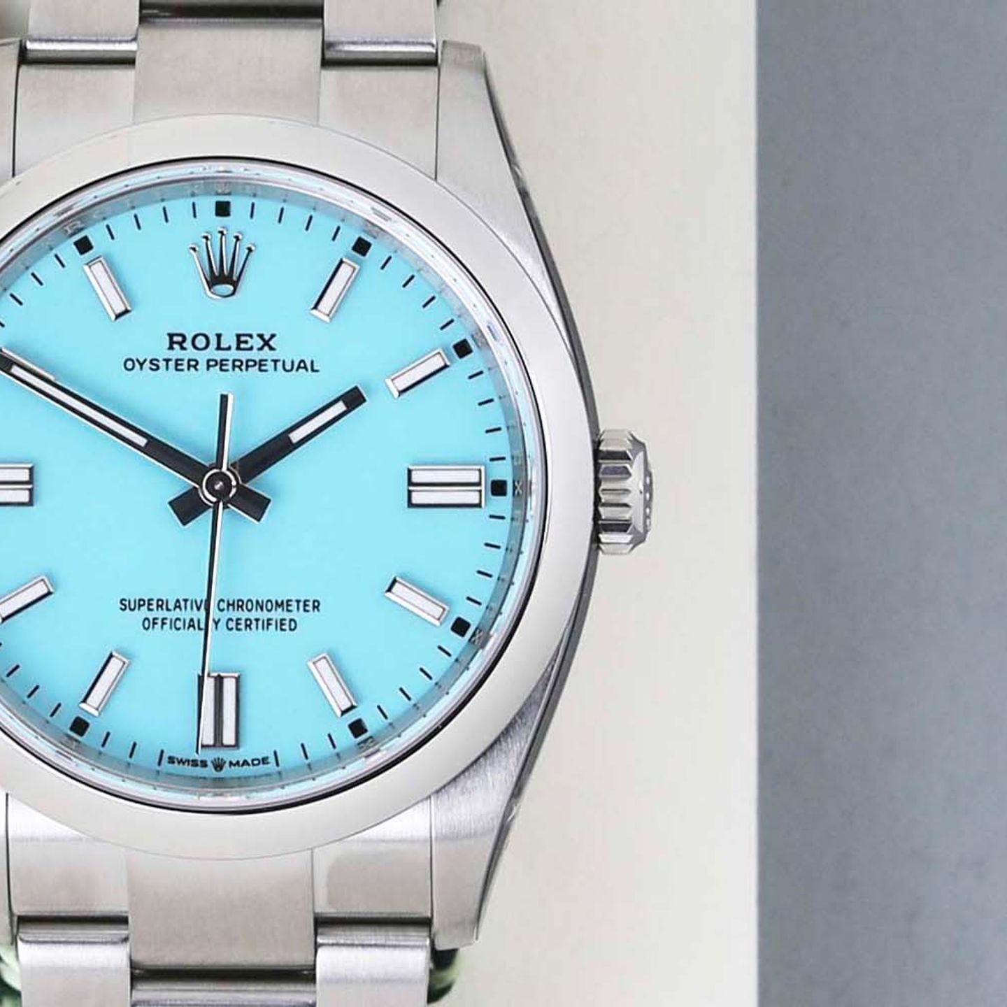 Rolex Oyster Perpetual 36 126000 (2024) - 36mm Staal (3/8)