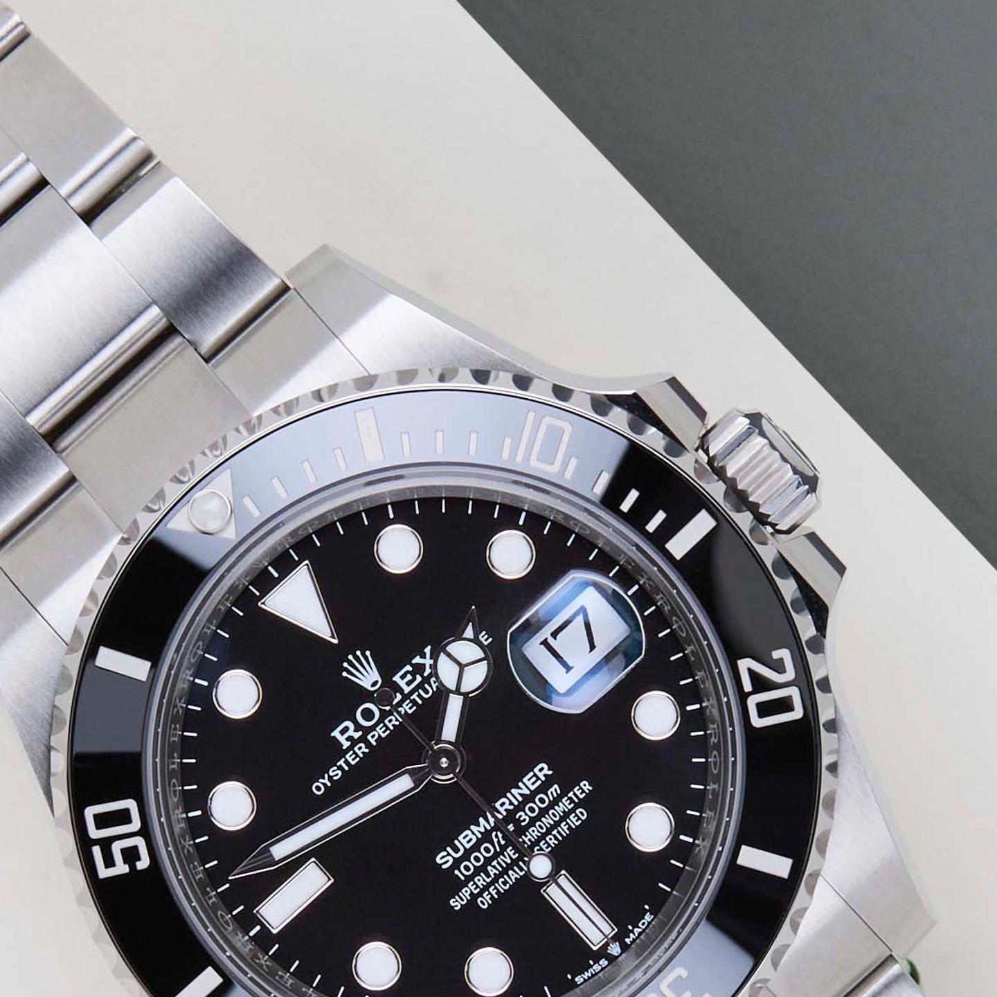 Rolex Submariner Date 126610LN (2026) - Zwart wijzerplaat 41mm Staal (3/8)