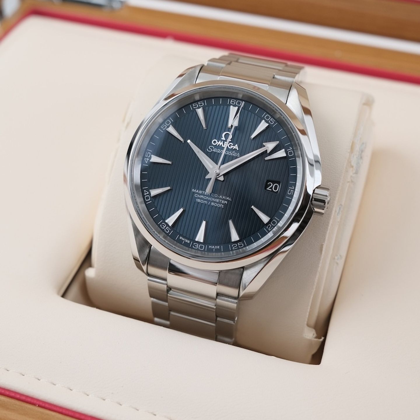 Omega Seamaster Aqua Terra 231.10.42.21.03.003 (2020) - Blauw wijzerplaat 42mm Staal (2/8)