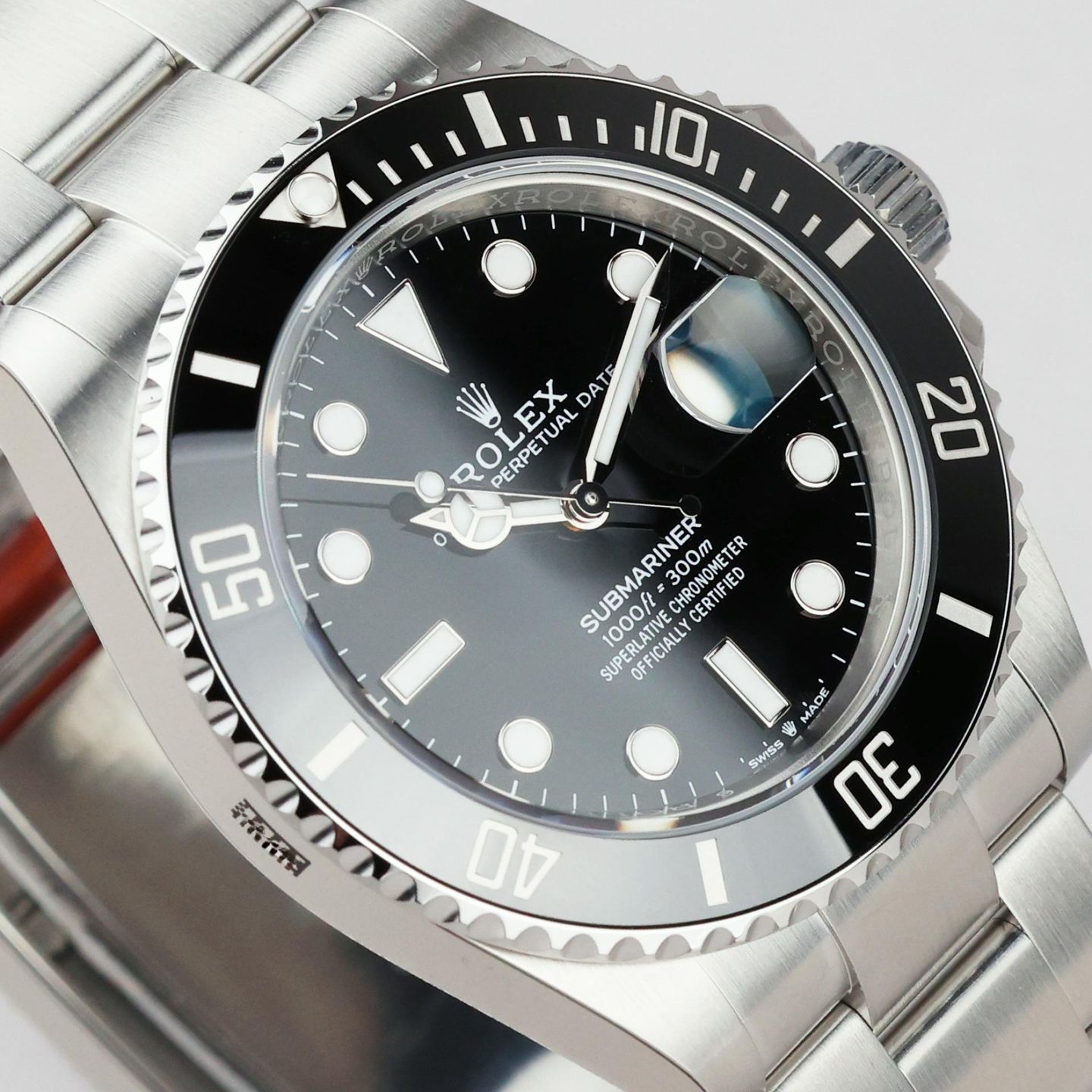Rolex Submariner Date 126610LN (2026) - Zwart wijzerplaat 41mm Staal (3/8)