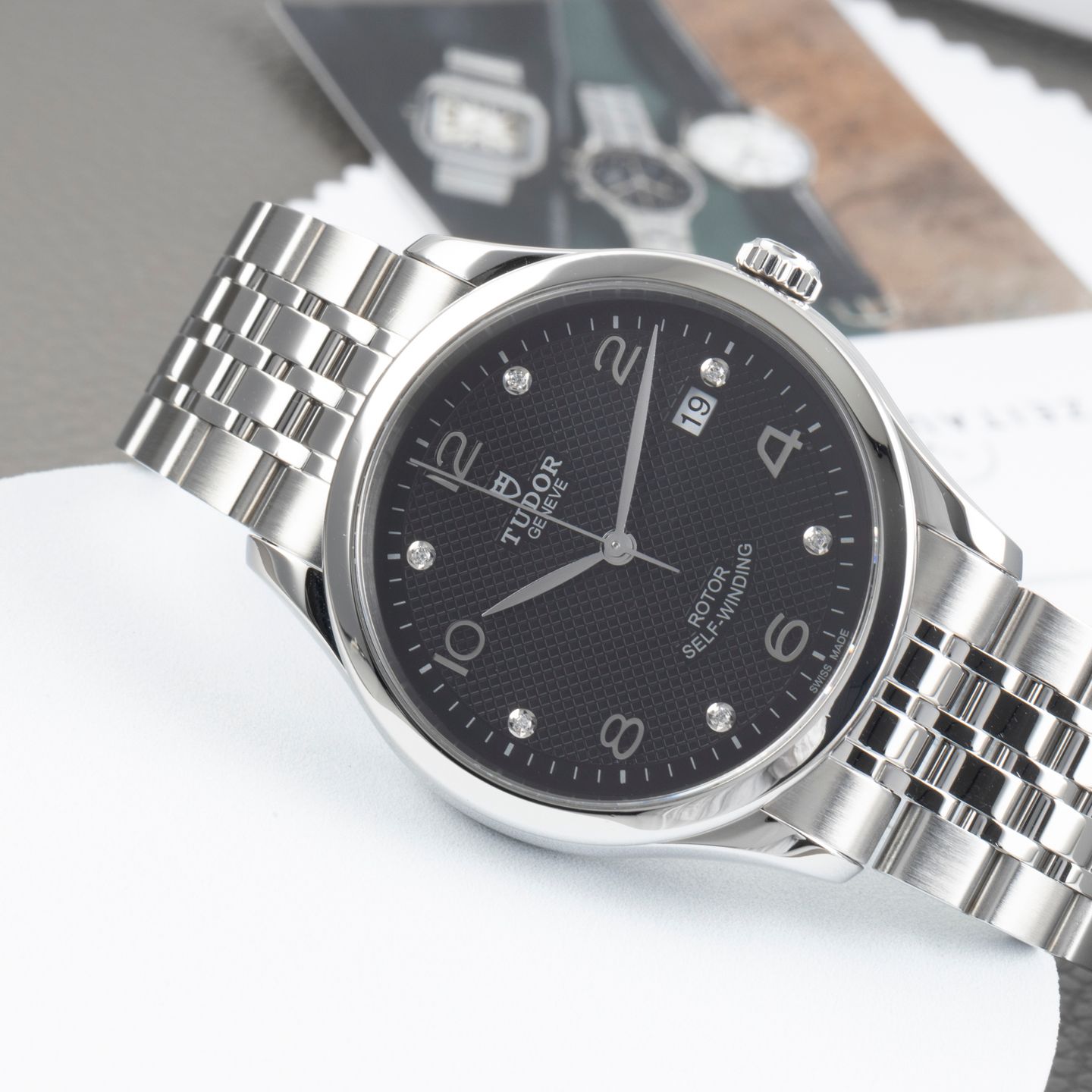 Tudor 1926 91550 (Unknown (random serial)) - Black dial 39 mm Steel case (2/8)