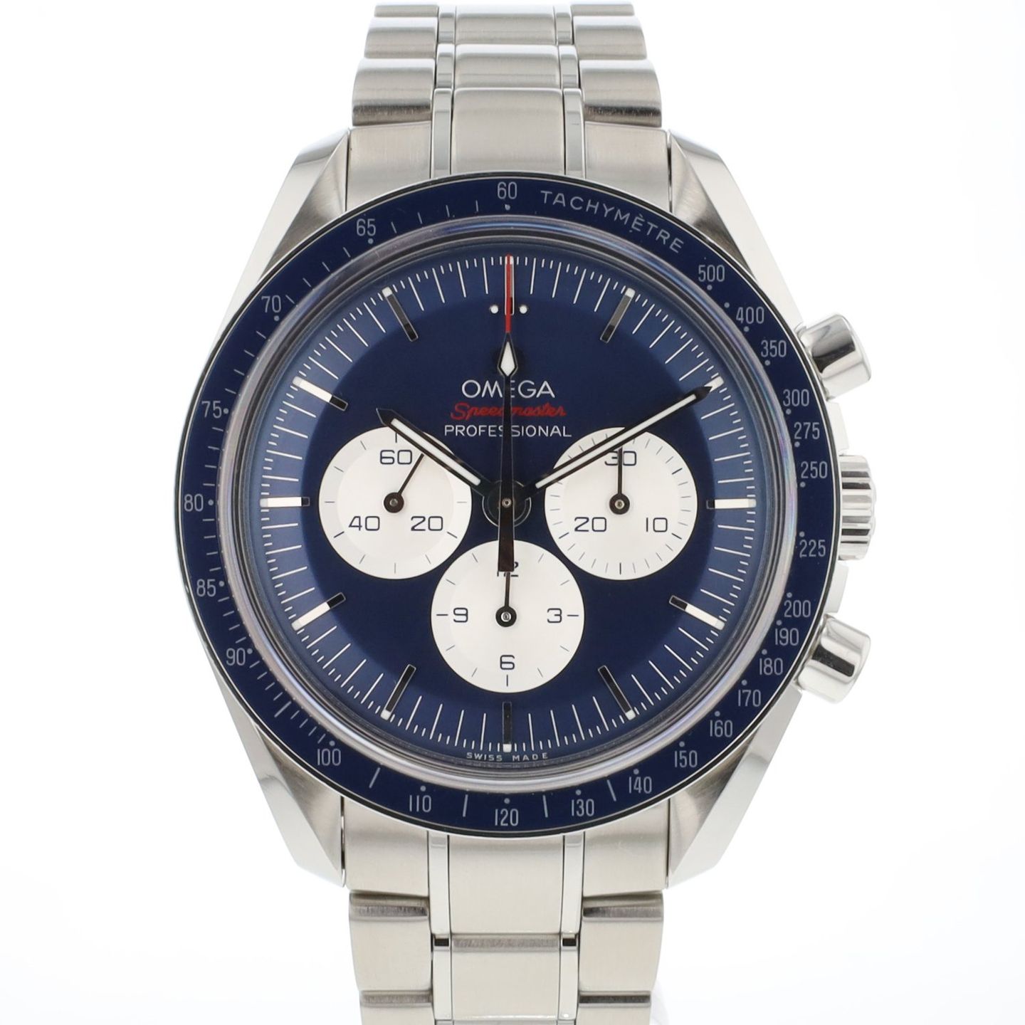 Omega Speedmaster Professional Moonwatch 522.30.42.30.03.001 (2019) - Blue dial 42 mm Steel case (1/3)