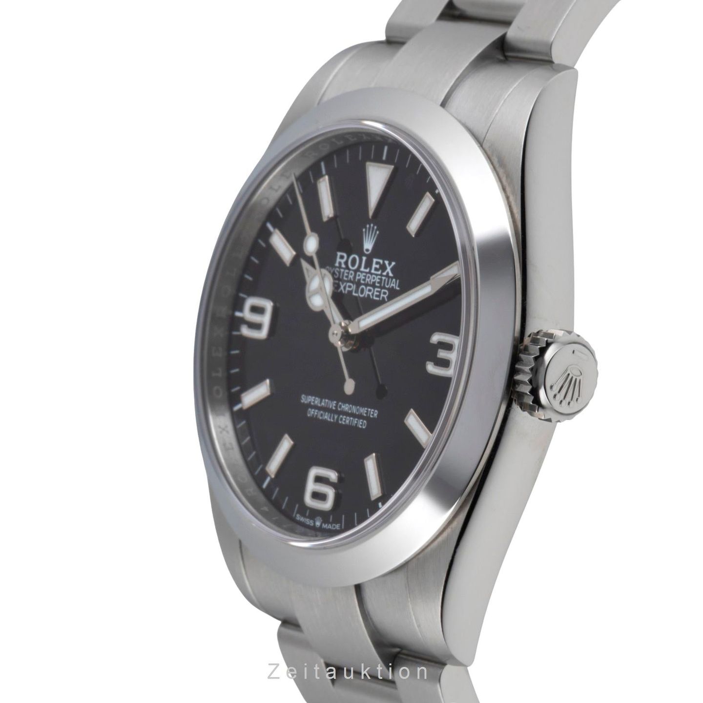 Rolex Explorer 224270 (Unknown (random serial)) - Black dial 40 mm Steel case (5/8)