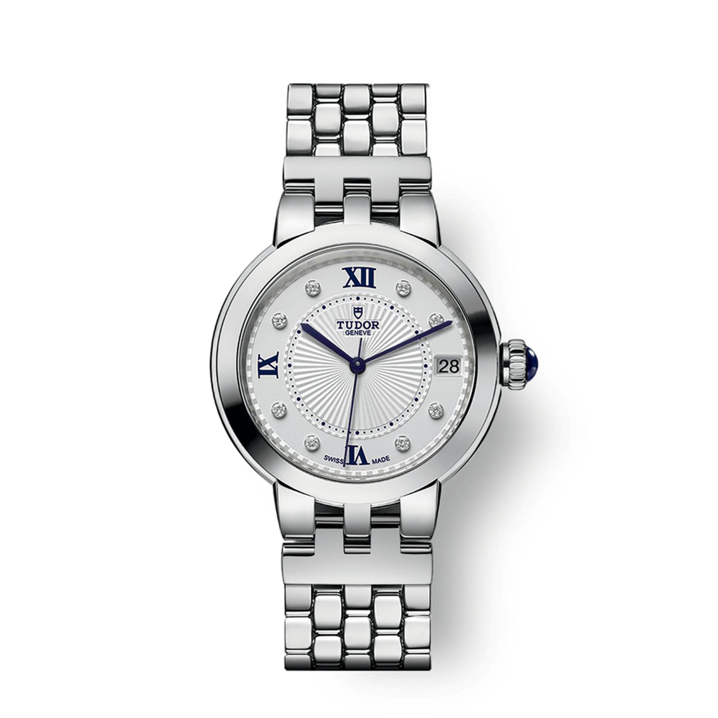 Tudor Clair de Rose 35800 (2025) - Zilver wijzerplaat 34mm Staal (1/1)