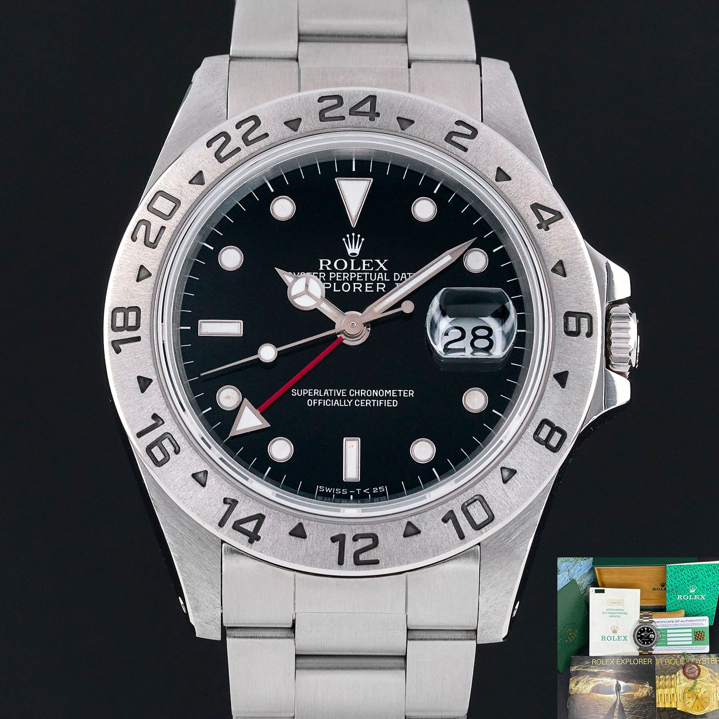 Rolex Explorer II 16570 (1990) - 40 mm Steel case (1/8)