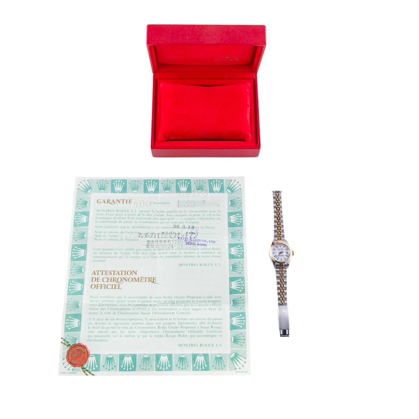 Rolex Lady-Datejust 69173 (1989) - 26mm Goud/Staal (8/8)