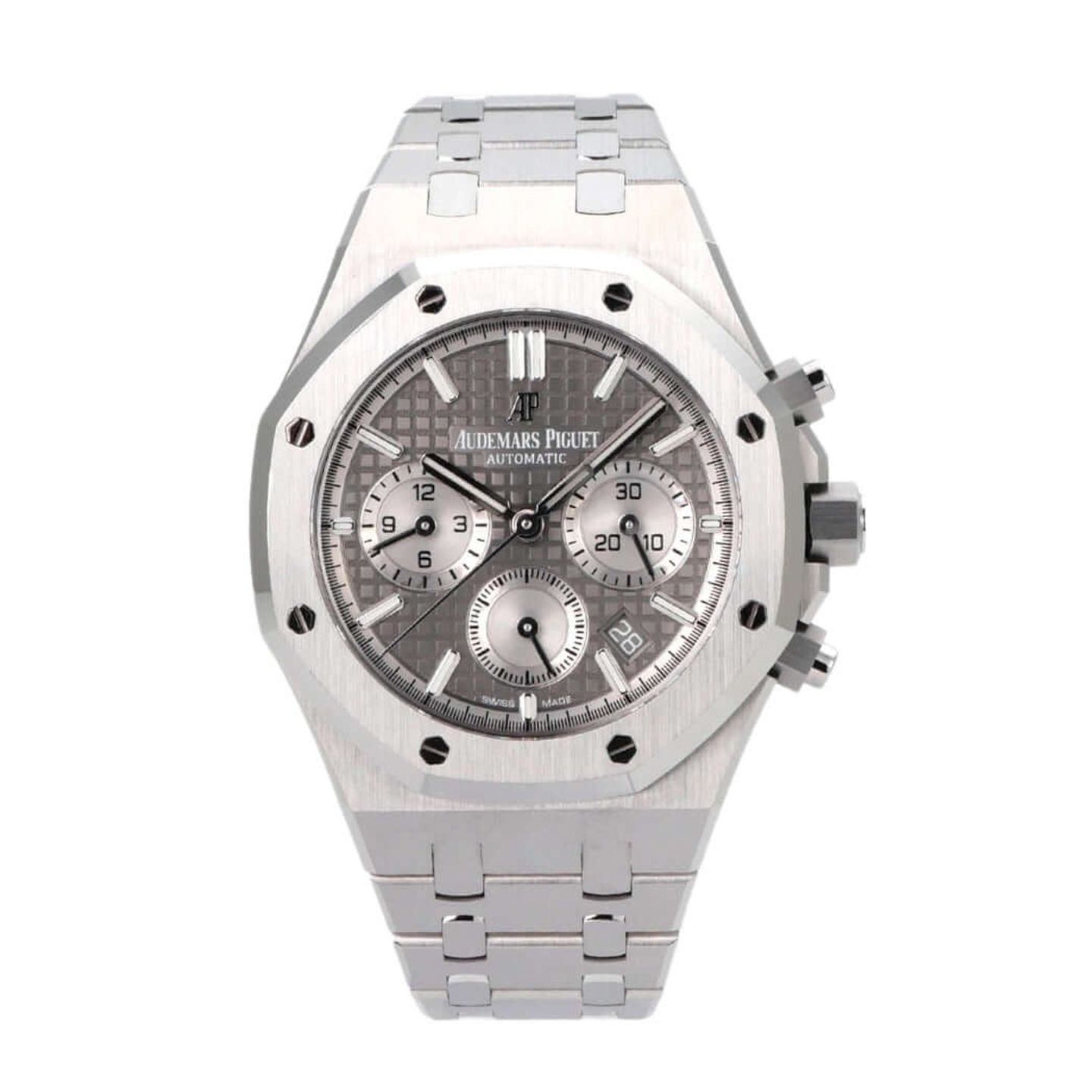 Audemars Piguet Royal Oak Chronograph 26315ST.OO.1256ST.02 (2020) - Grey dial 38 mm Steel case (2/8)