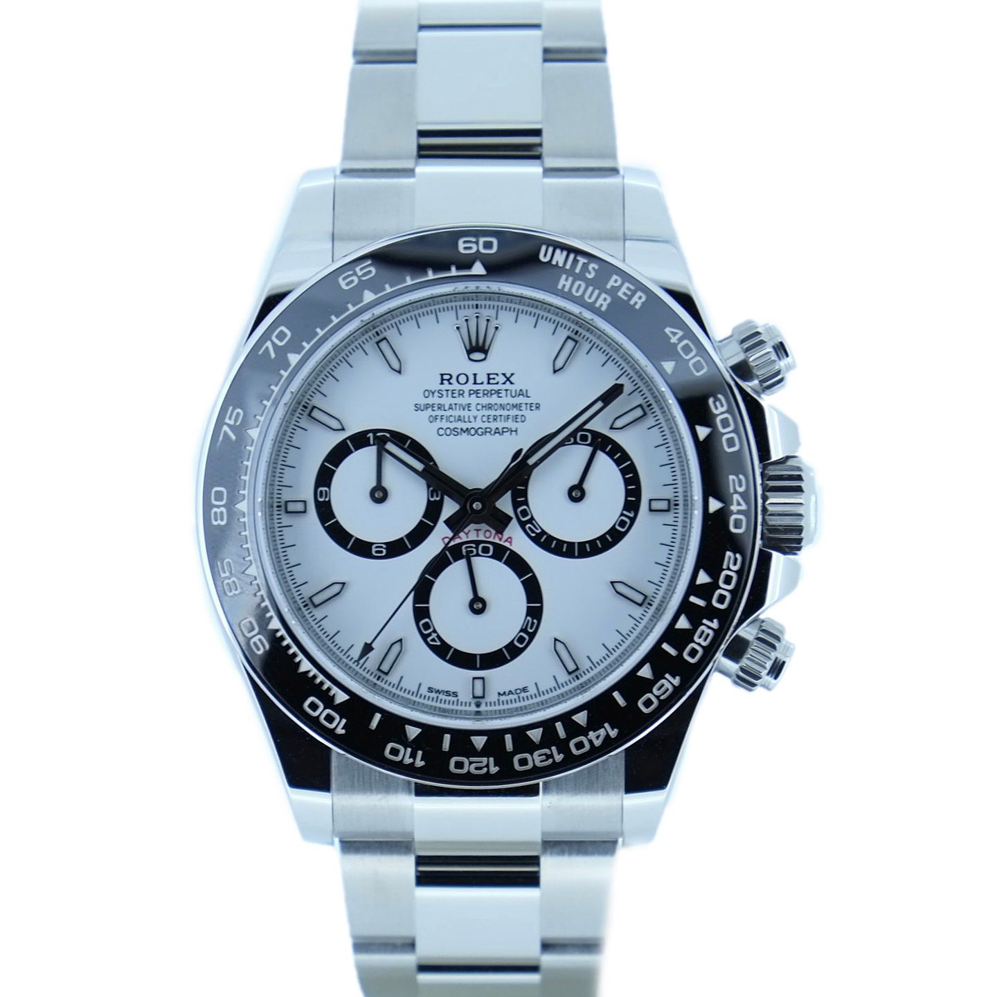 Rolex Daytona 116500LN (2024) - Wit wijzerplaat 40mm Staal (1/6)