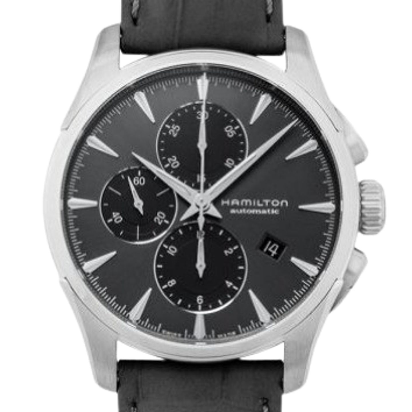 Hamilton Jazzmaster Auto Chrono H32586881 (2024) - Grey dial 42 mm Steel case (1/1)