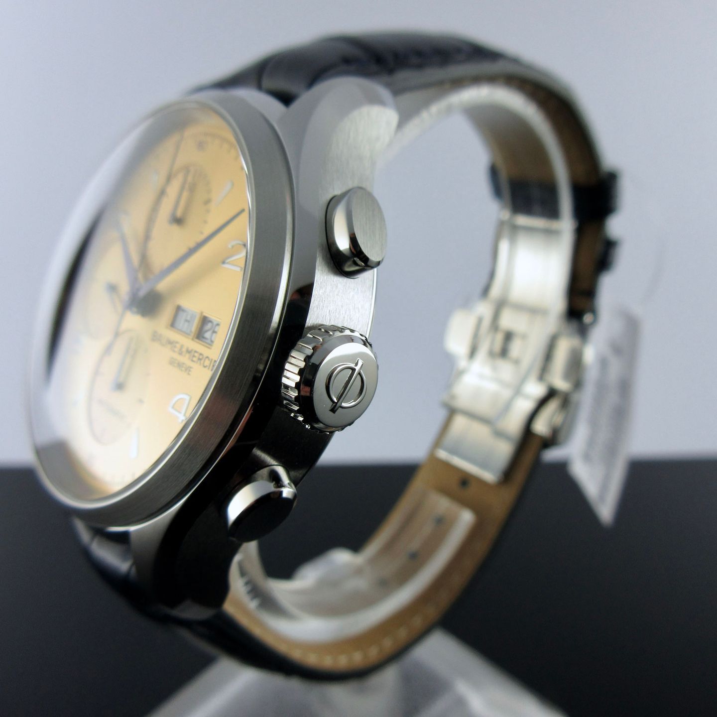 Baume & Mercier Clifton M0A10240 (2024) - Champagne wijzerplaat 43mm Staal (3/8)