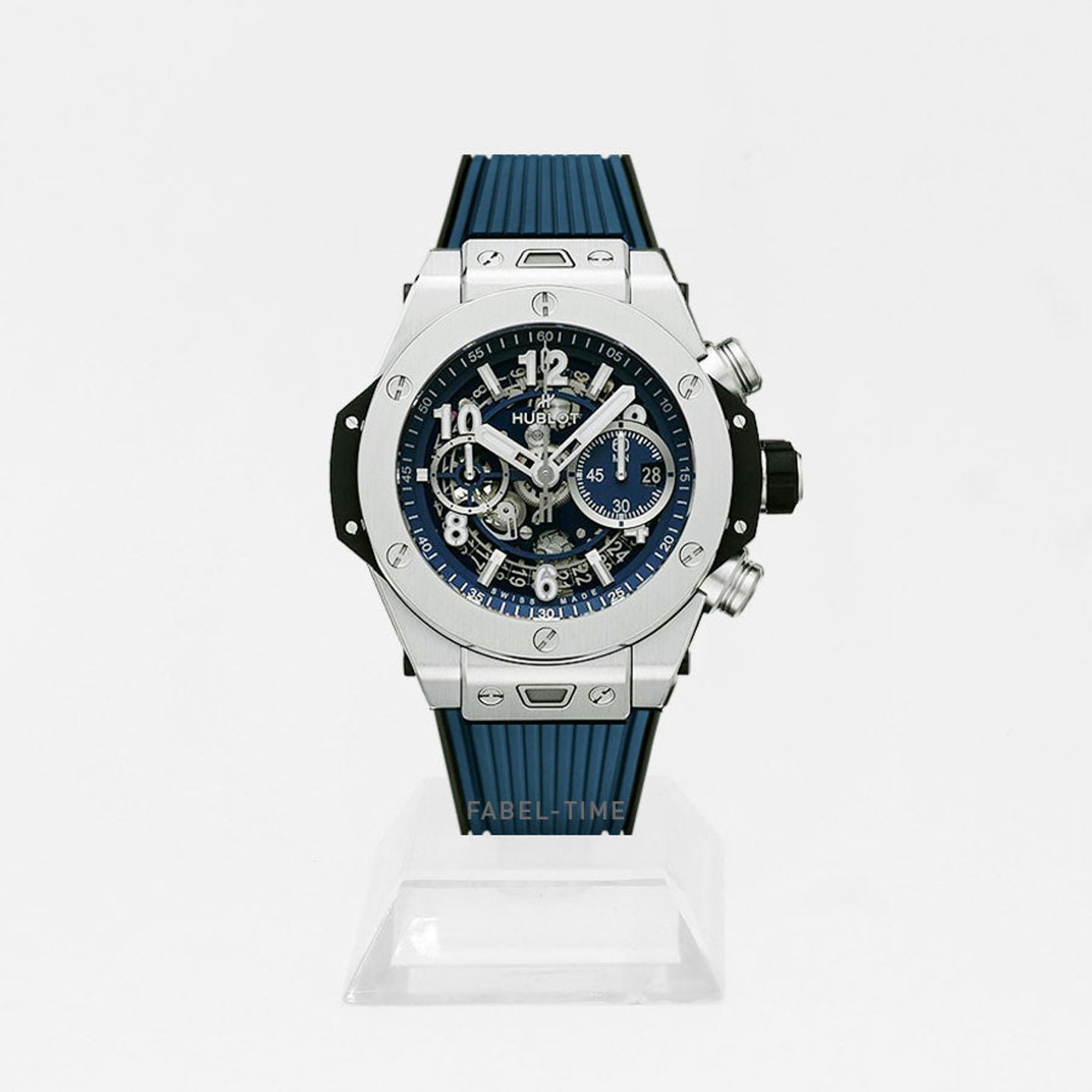 Hublot Big Bang Unico 421.NX.5170.RX (2024) - Blue dial 44 mm Titanium case (1/1)