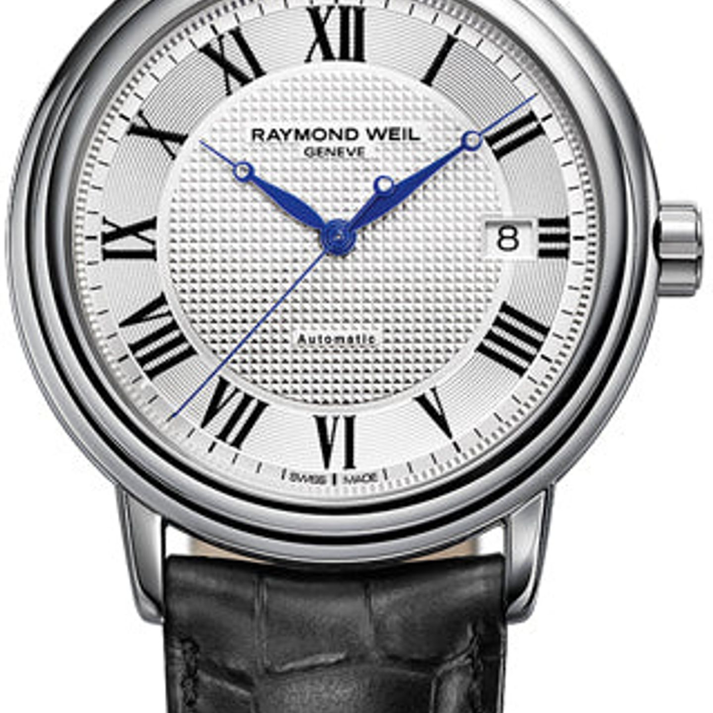 Raymond Weil Maestro 2837 STC 00659 (2024) - White dial 40 mm Steel case (1/2)