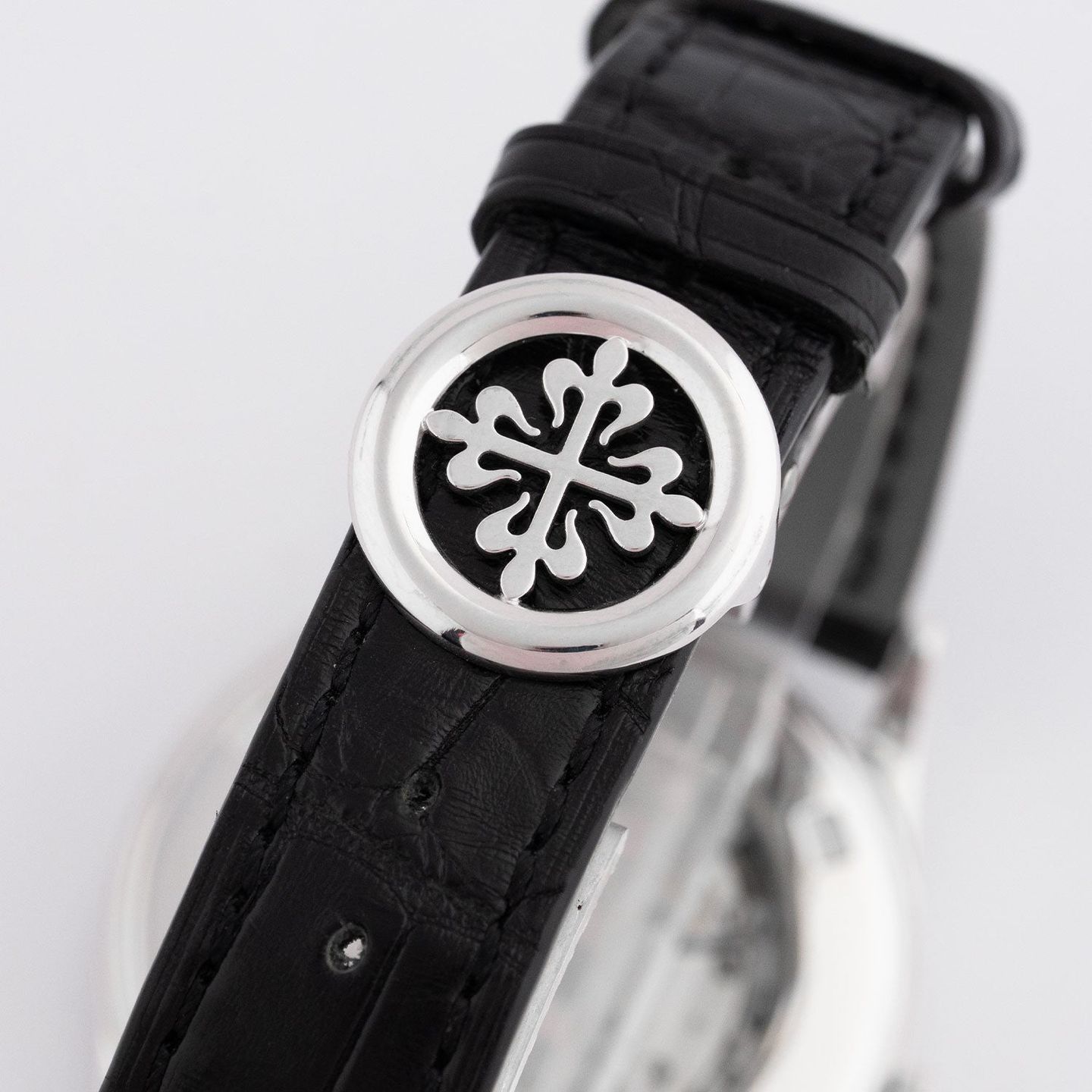 Patek Philippe Calatrava 5297G-001 (2012) - Zwart wijzerplaat 38mm Witgoud (5/8)