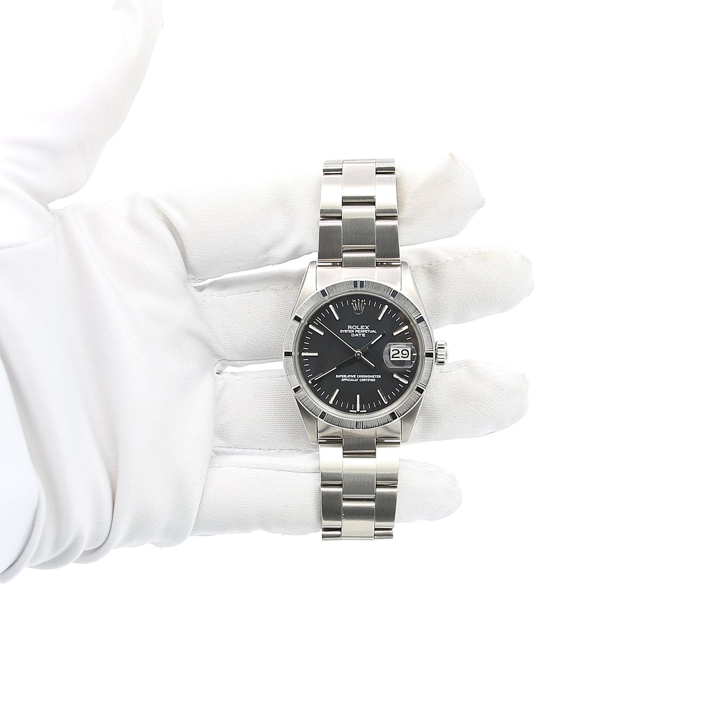 Rolex Oyster Perpetual Date 1501 (Onbekend (willekeurig serienummer)) - 34mm Staal (4/8)