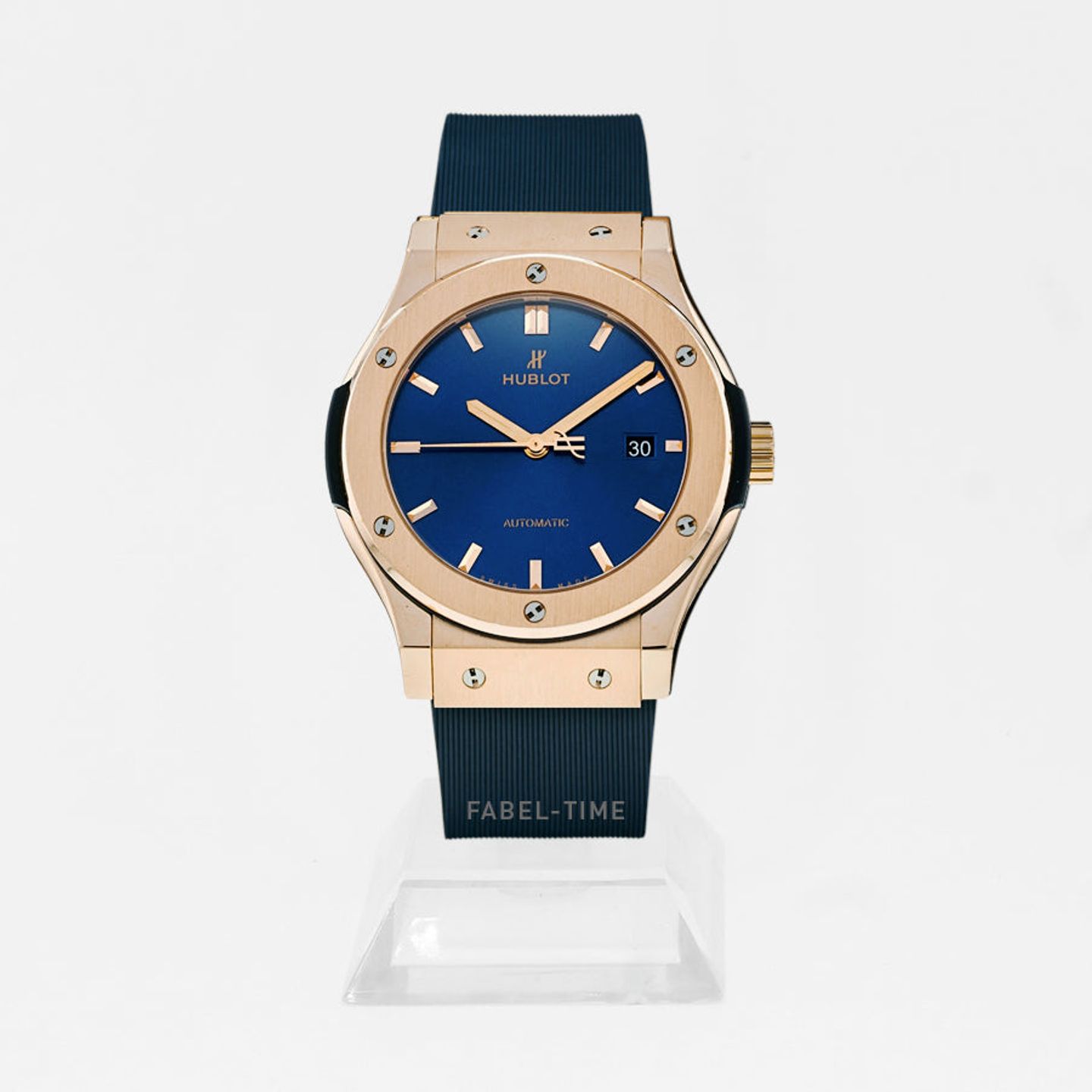 Hublot Classic Fusion Blue 542.OX.7180.RX (2024) - Blue dial 42 mm Rose Gold case (1/1)