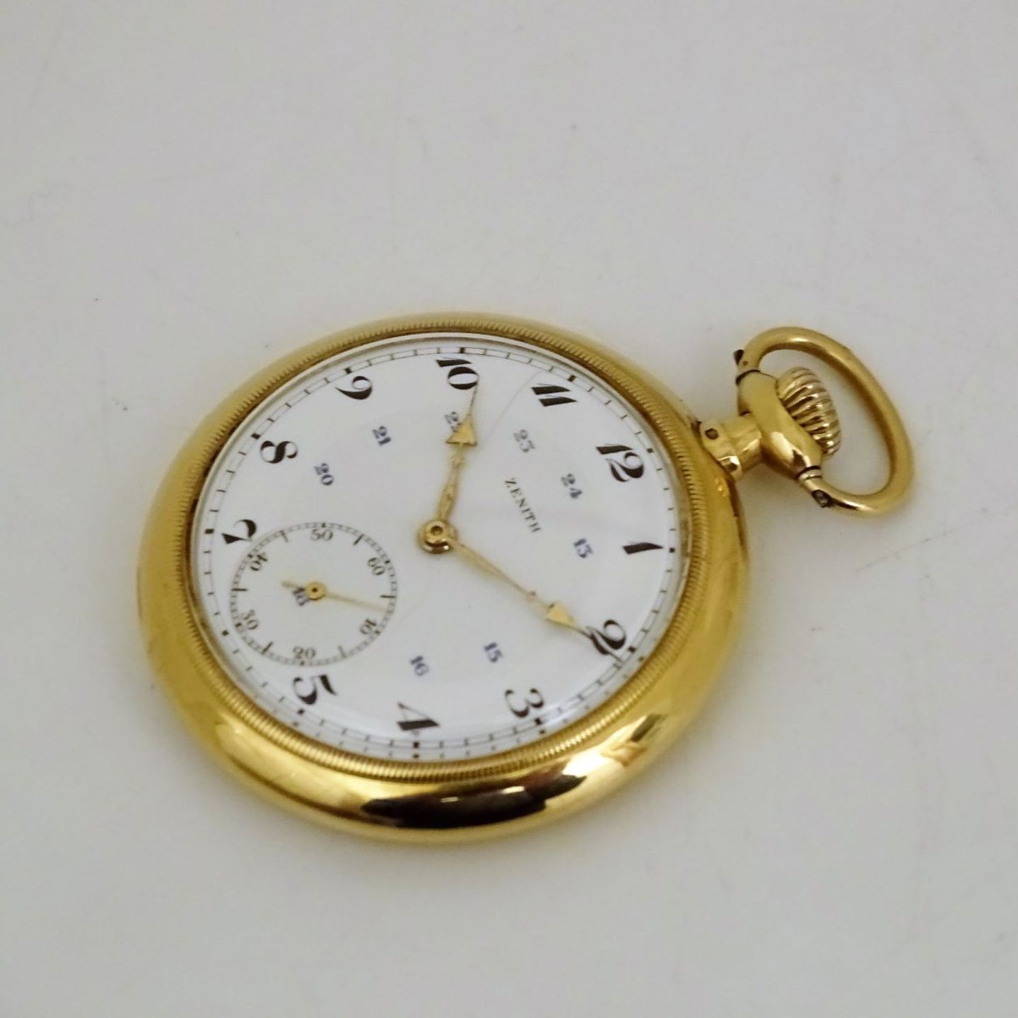Zenith Pocket watch Unknown (1910) - Zilver wijzerplaat 49mm Geelgoud (2/8)