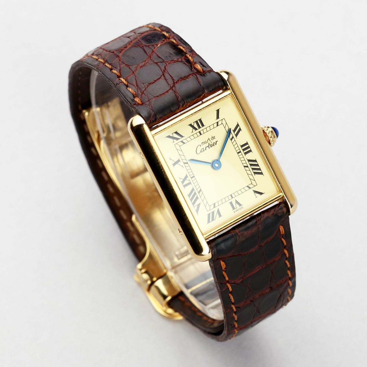 Cartier Tank 1615 (1997) - 23 mm Silver case (2/8)